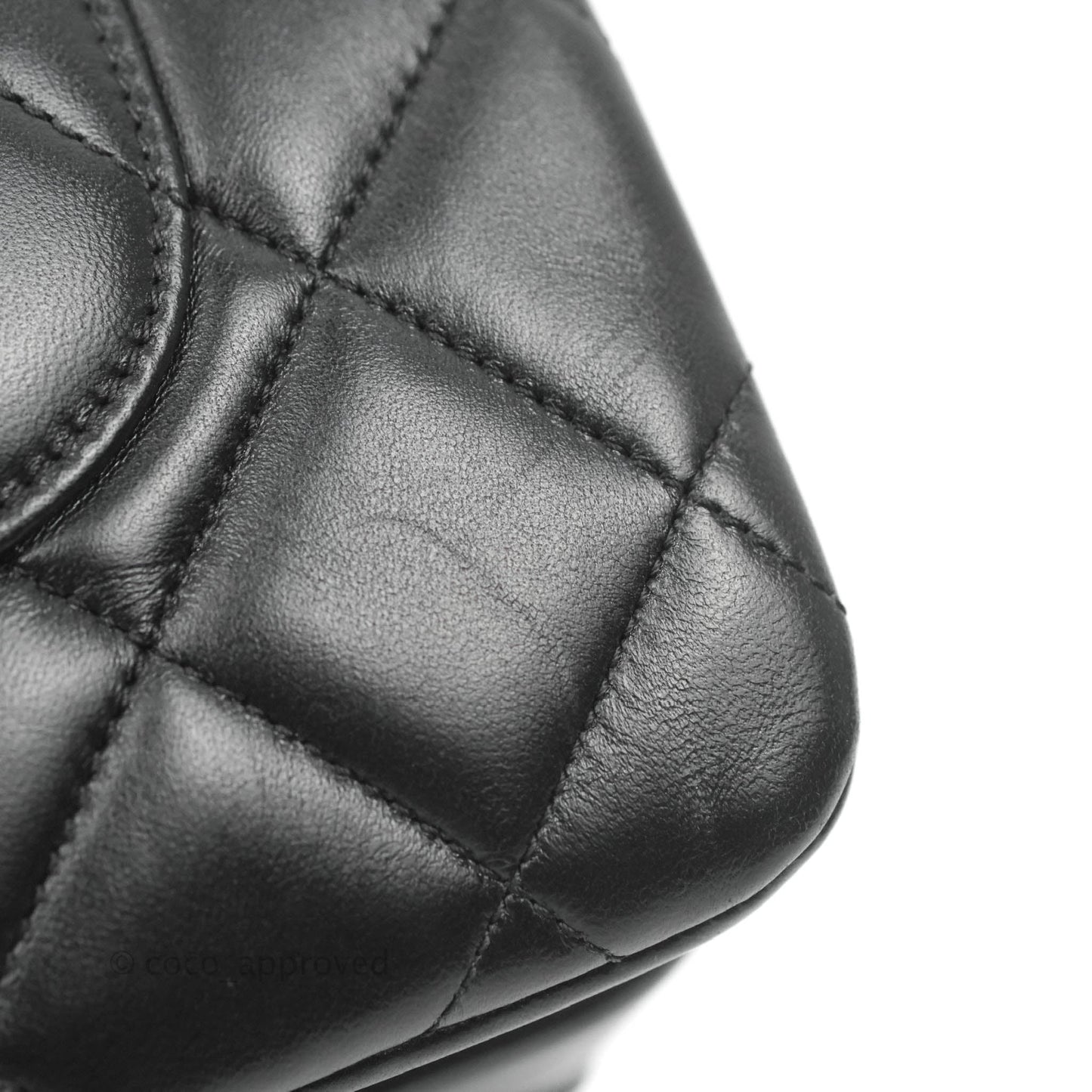 Chanel Small Trendy CC Black Lambskin Gold Hardware
