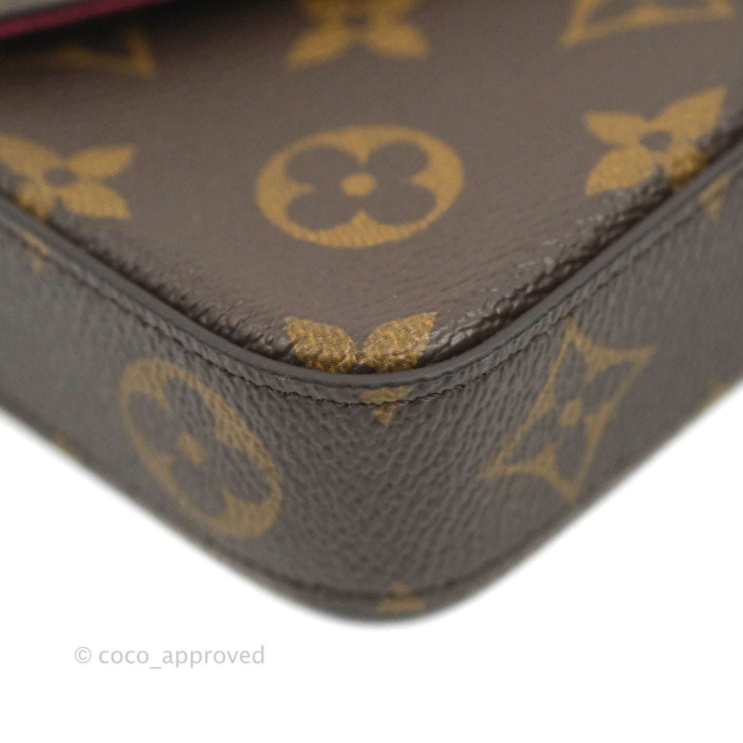 Louis Vuitton Félicie Pochette Monogram Canvas Fuchsia Pink