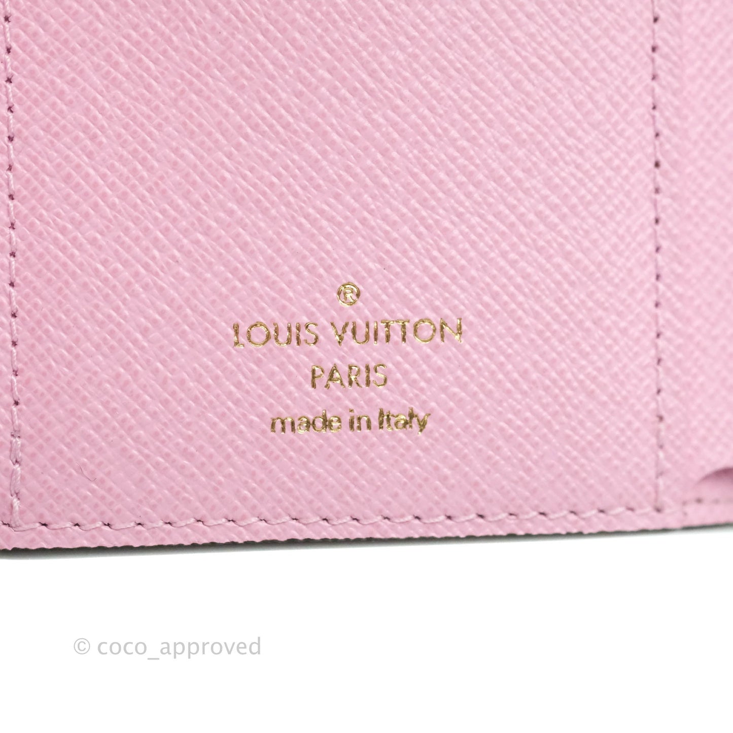 Louis Vuitton Monogram Christmas Animation Japanese Garden Victorine Wallet Wisteria Pink