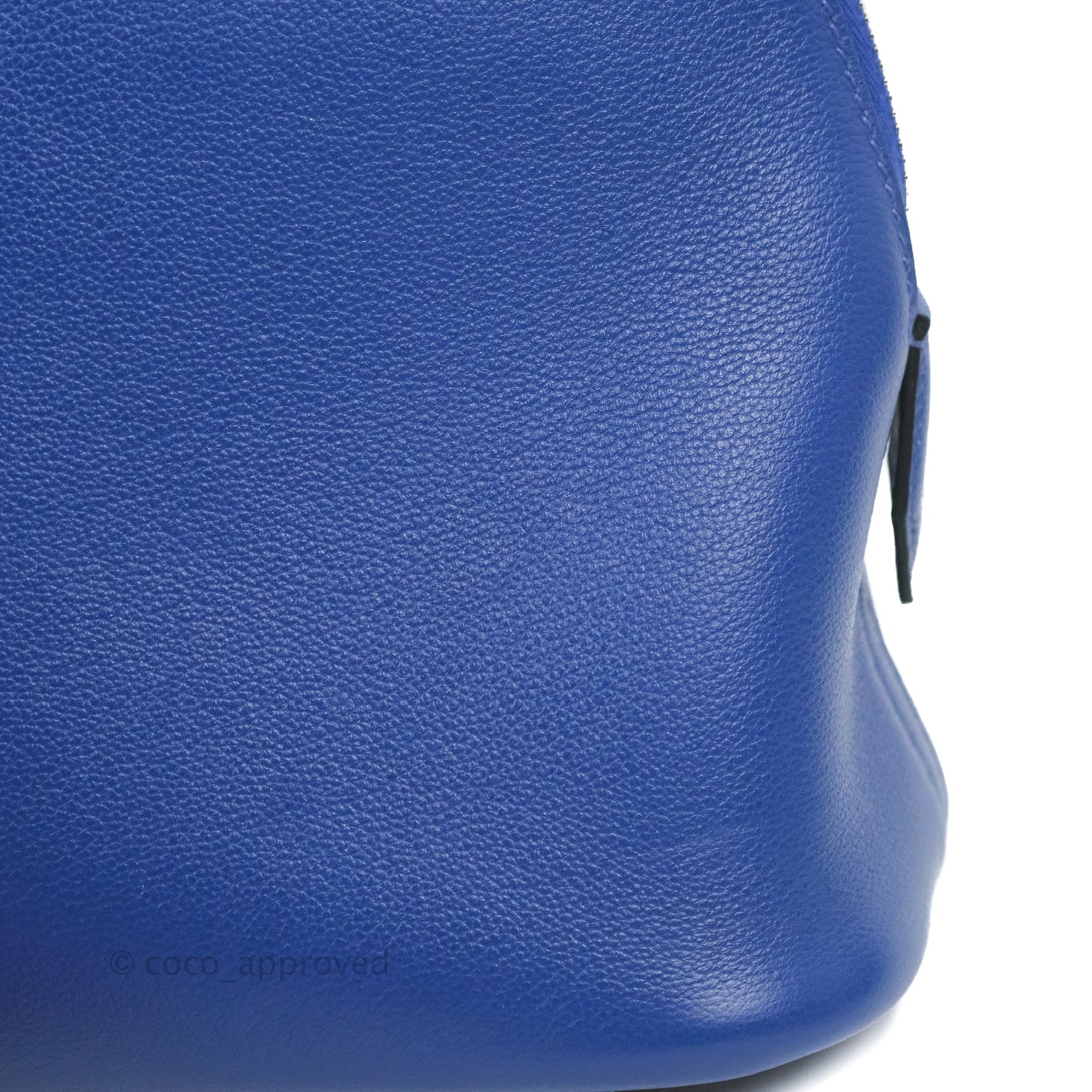 Hermès Bolide 1923 31 Bleu Royal Evercolor Palladium Hardware