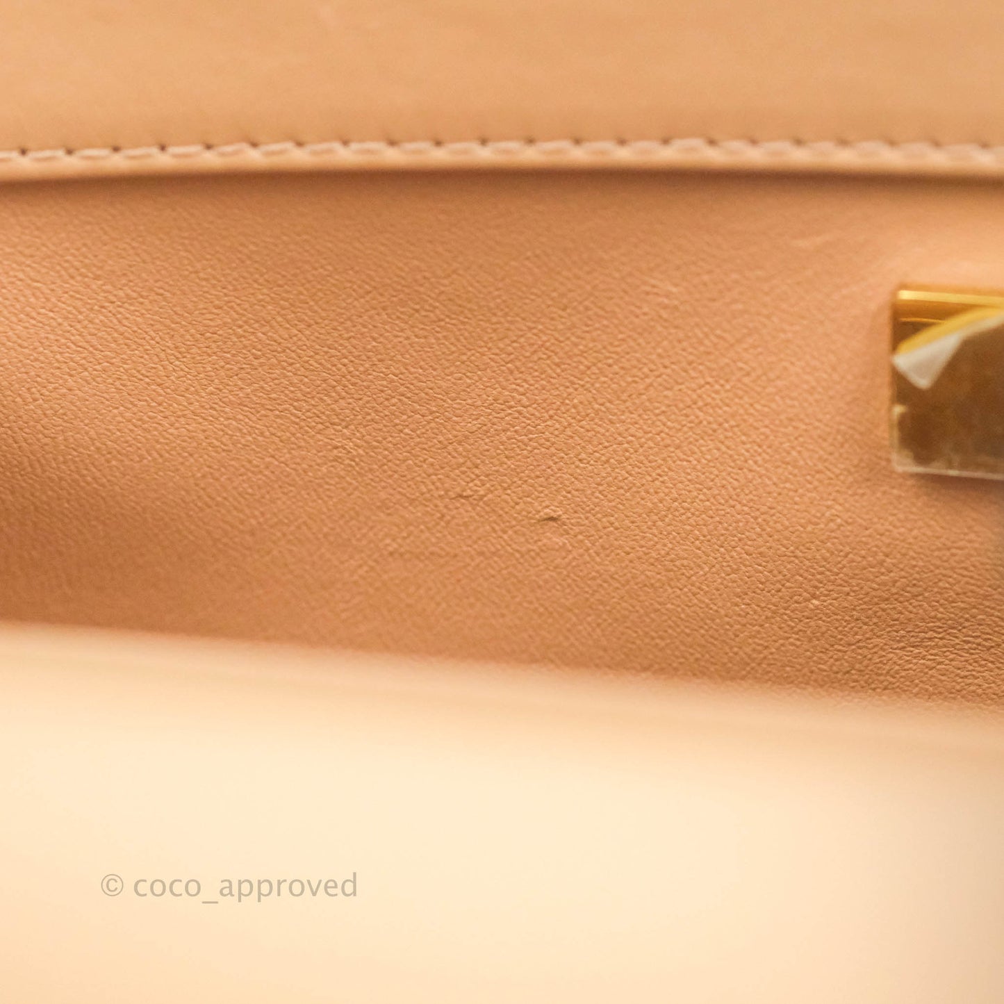 Chanel Quilted Perfect Fit Adjustable Beige Calfskin Gold Hardware 21A