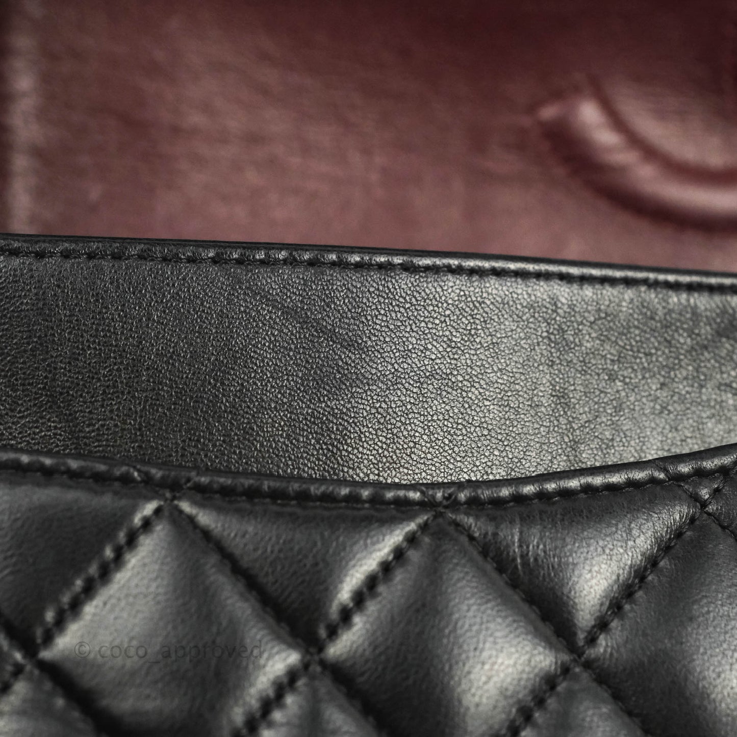Chanel Classic M/L Medium Flap Quilted Black Lambskin 24K Gold Hardware