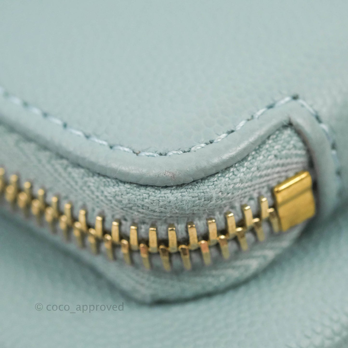 Chanel Quilted Small Business Affinity Flap Blue Caviar Gold Hardware