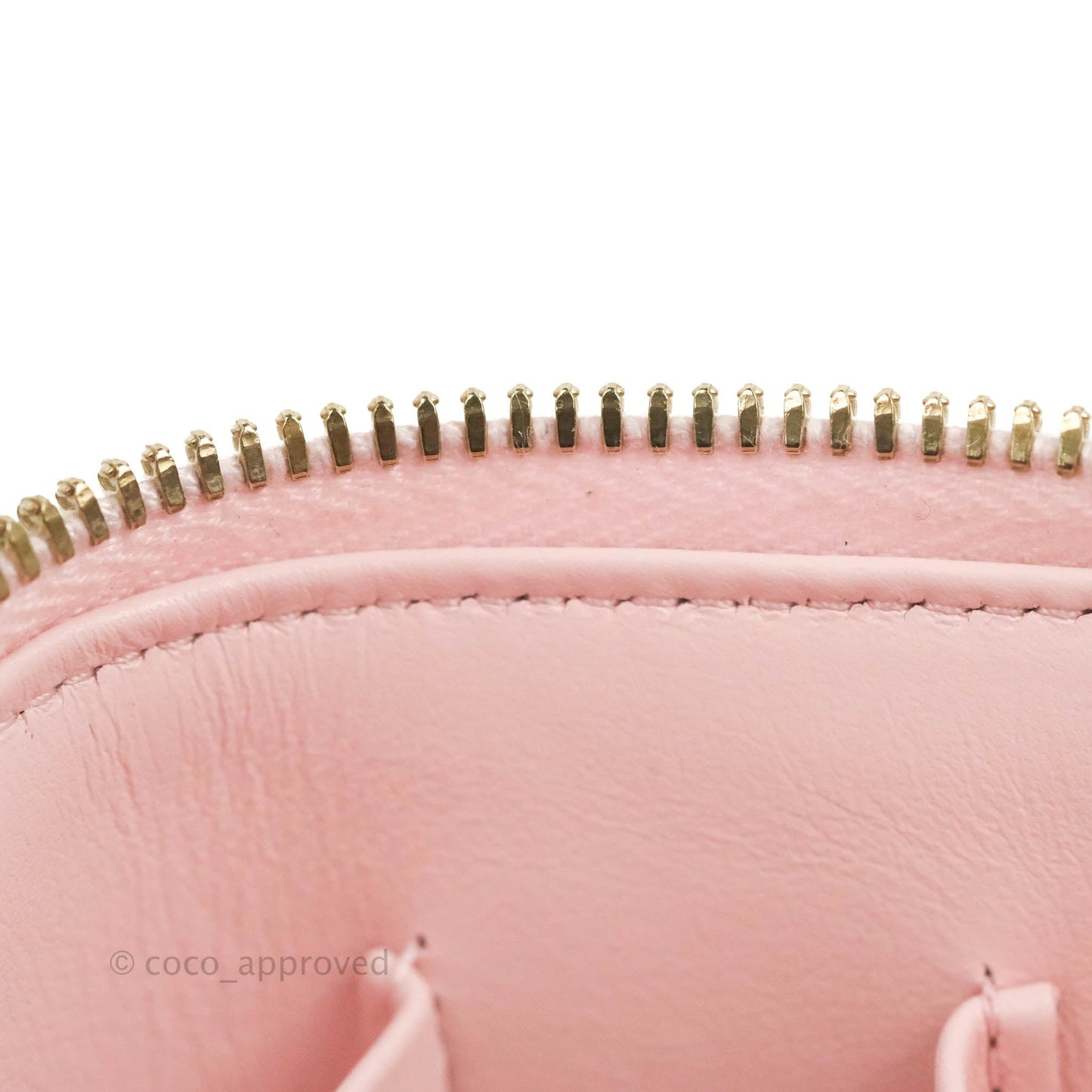 Chanel Classic Vanity with Chain Pink Caviar Gold Hardware