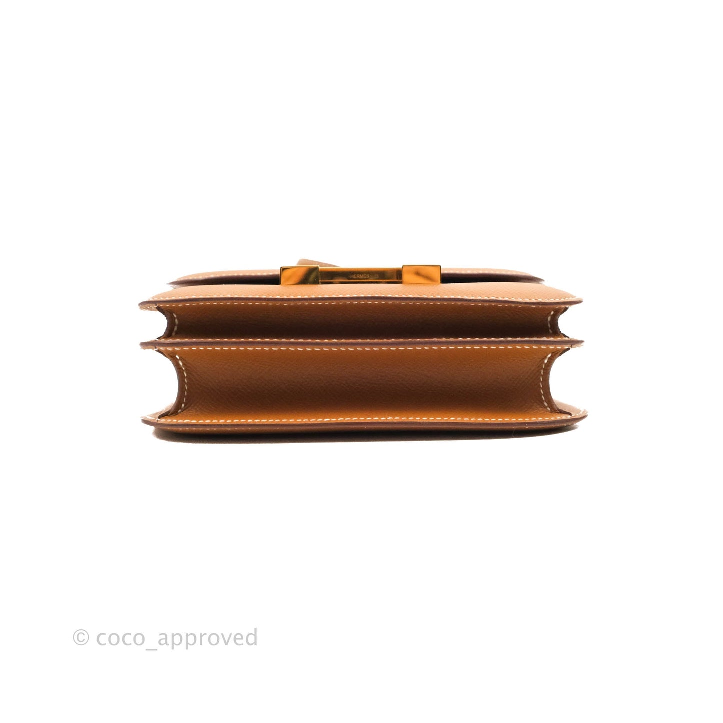 Hermès Constance Mini 18 Gold Epsom Gold Hardware