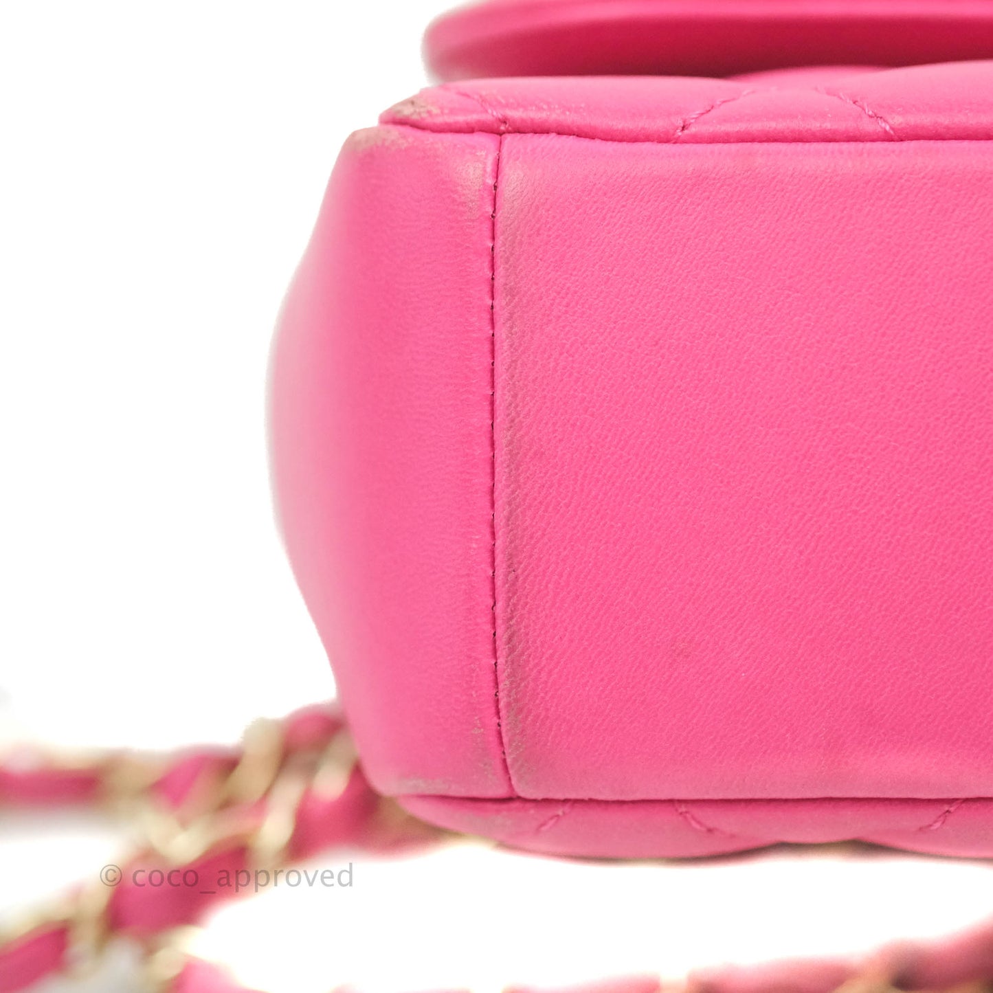 Chanel Quilted Small Flap Pink Lambskin Matte Gold Hardware