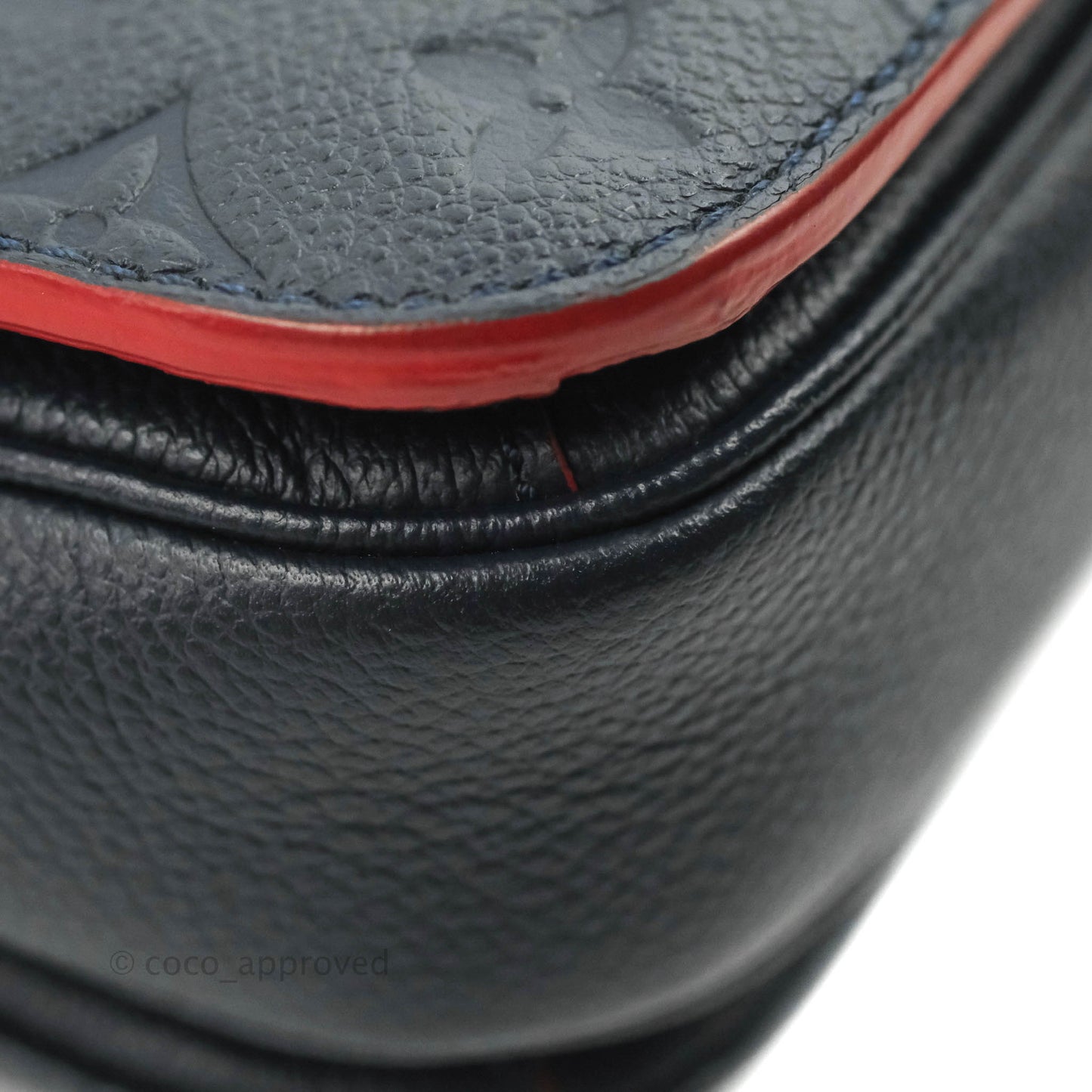 Louis Vuitton Empreinte Pochette Metis Marine Rouge