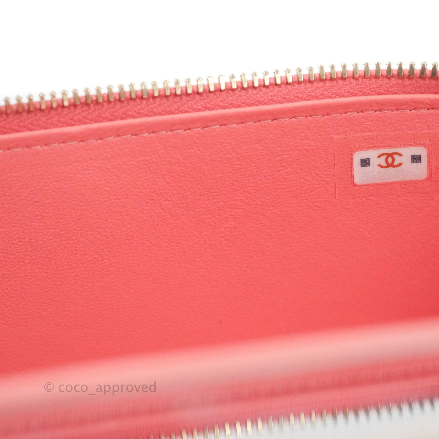 Chanel Vanity Rectangular Top Handle Pink Lambskin Gold Hardware