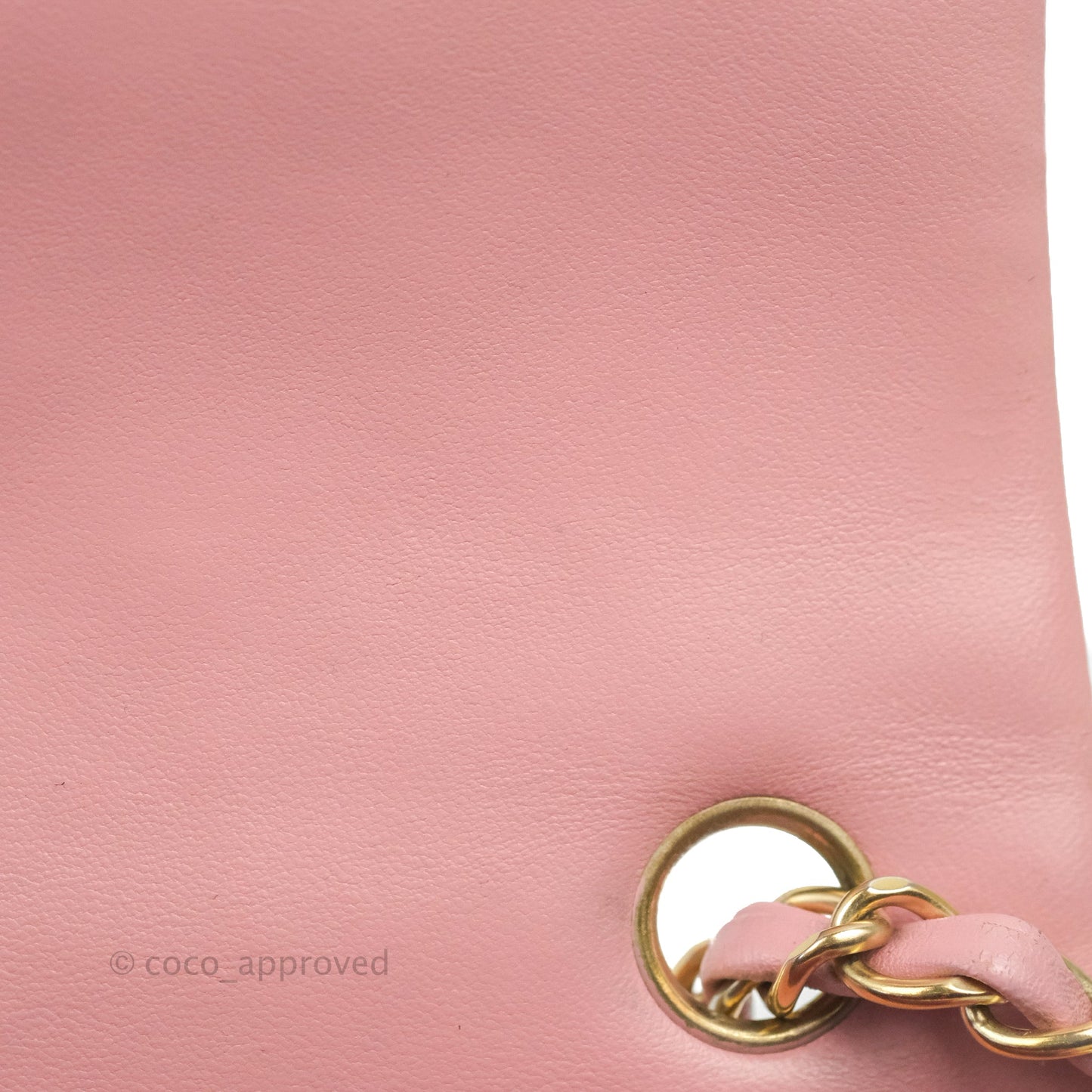 Chanel Quilted Mini Rectangular Flap Pink Lambskin Gold Hardware