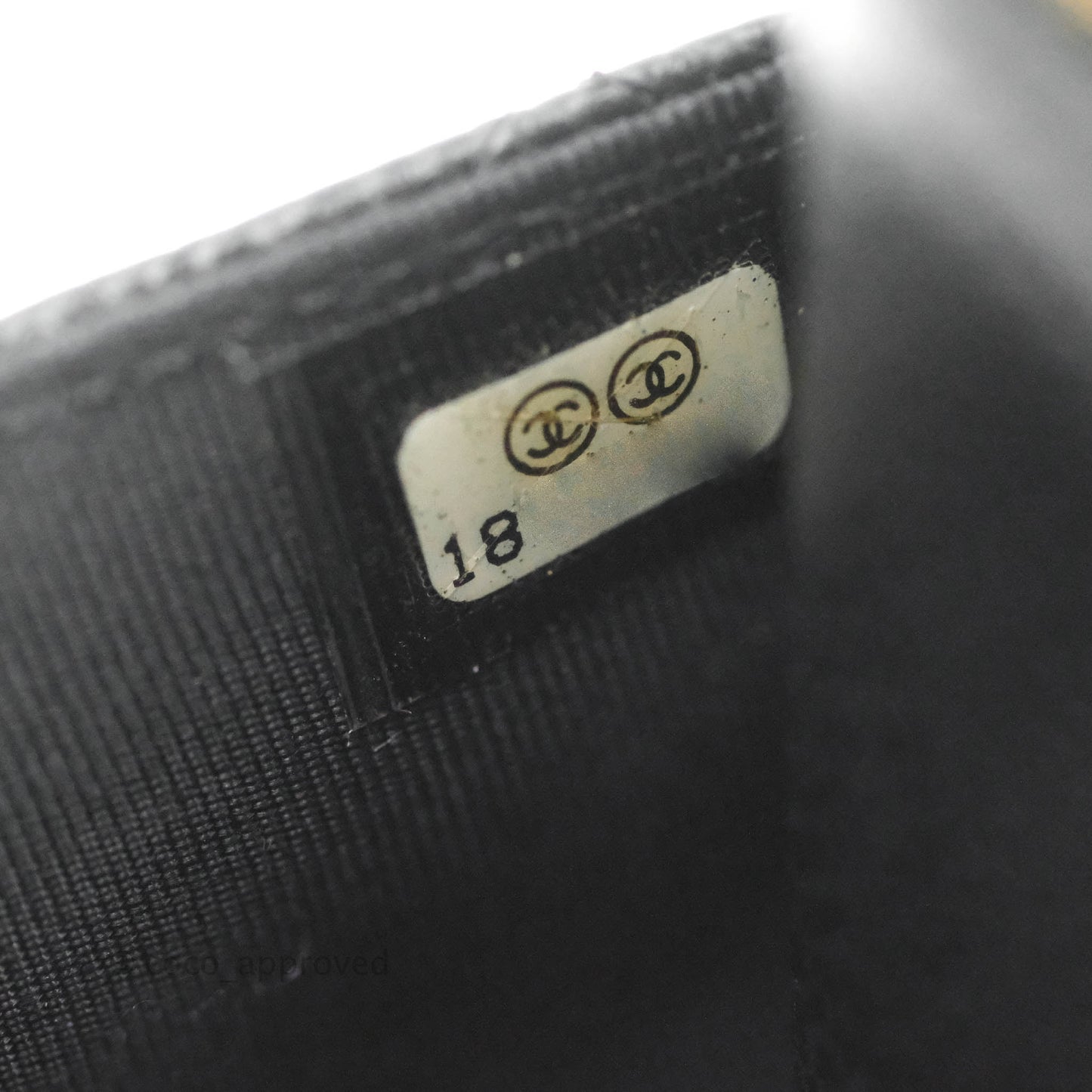 Chanel Quilted Wallet on Chain WOC Black Caviar Gold Hardware