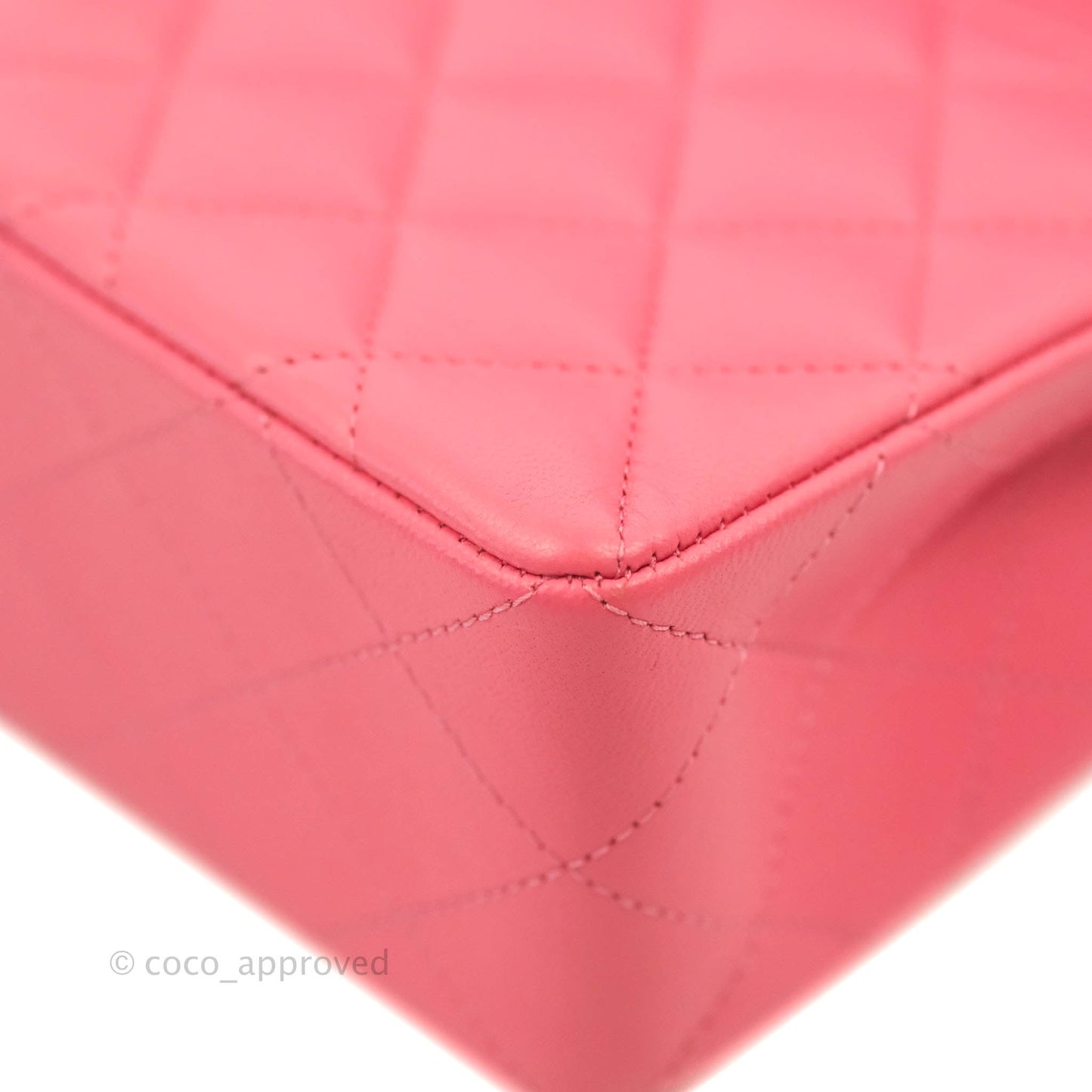 Chanel Small Classic Quilted Flap Rosy Pink Lambskin Gold Hardware