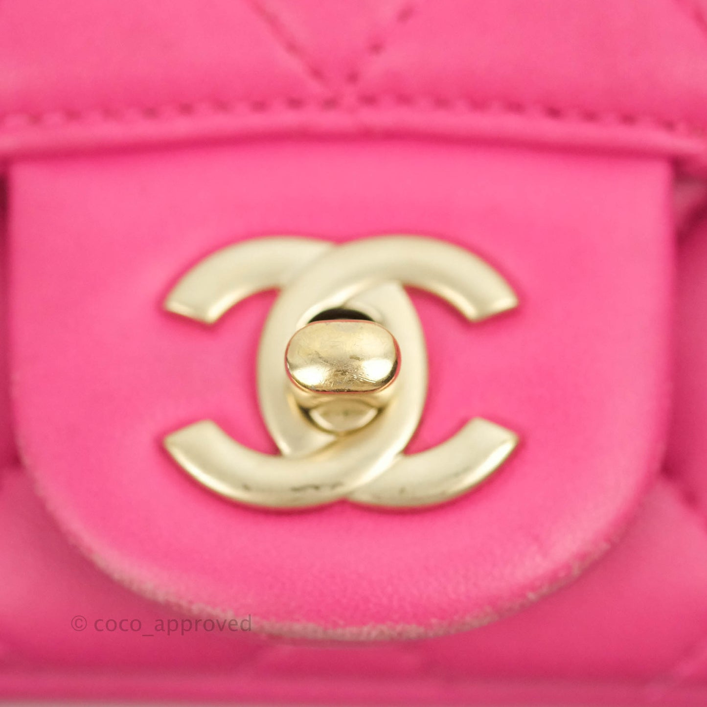 Chanel Quilted Small Flap Pink Lambskin Matte Gold Hardware