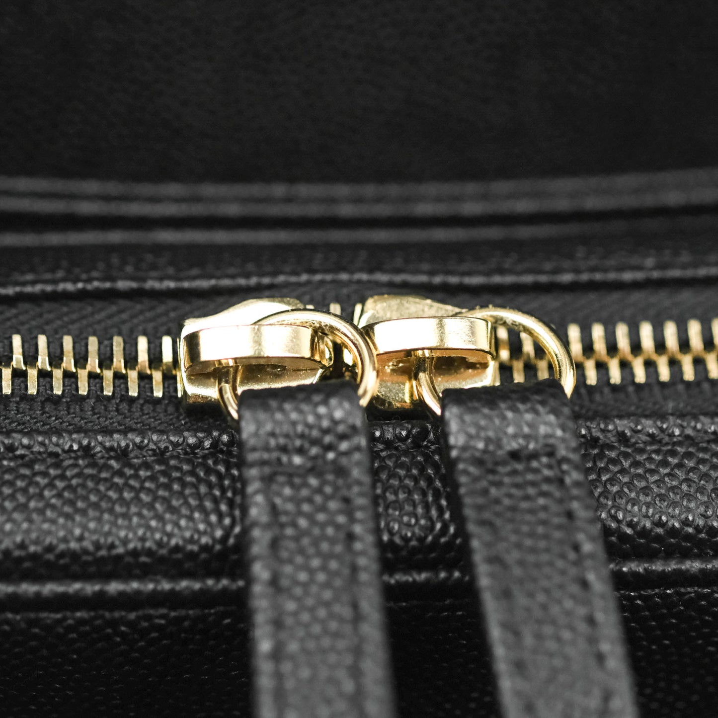 Chanel Quilted Small Like The Wallet Flap Black Caviar Light Gold Hardware 22C