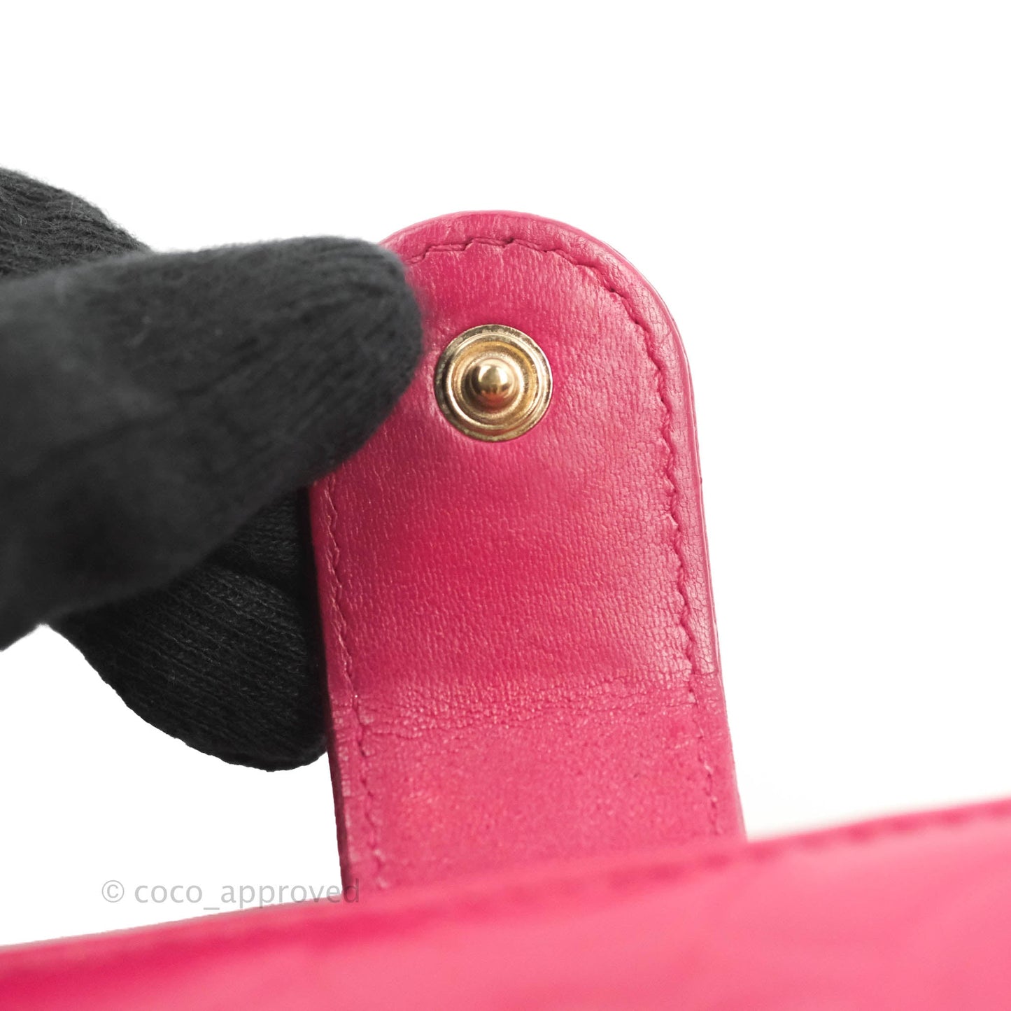 Chanel Wallet in Pink Camellia Embossed Lambskin