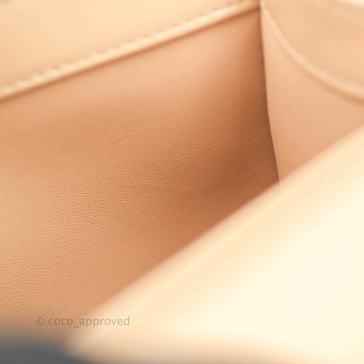 Chanel Quilted Perfect Fit Adjustable Beige Calfskin Gold Hardware 21A
