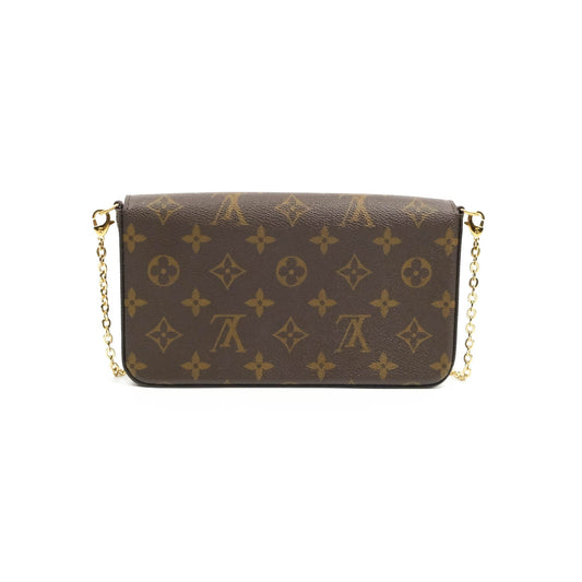 Louis Vuitton Félicie Pochette Monogram Canvas Fuchsia Pink