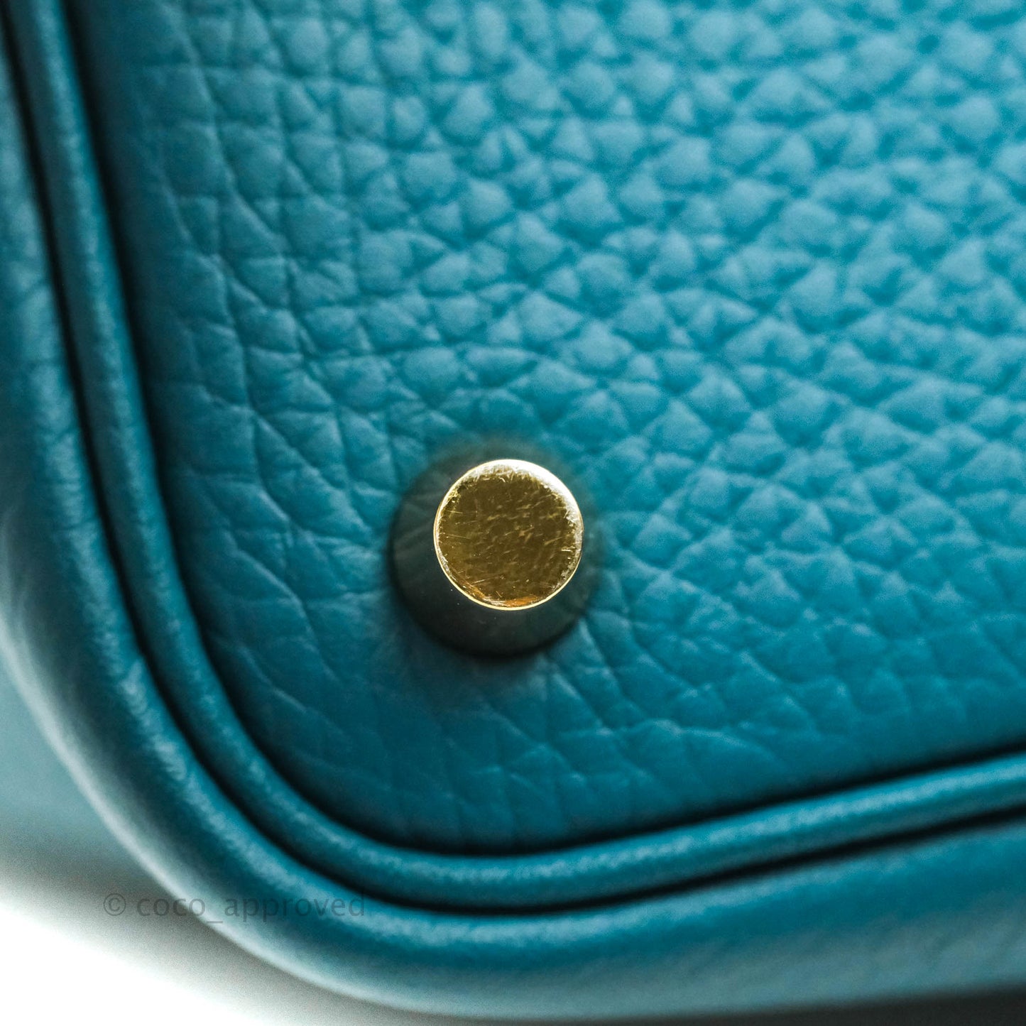 Hermès Clemence Picotin Lock 18 Vert Bosphore Gold Hardware