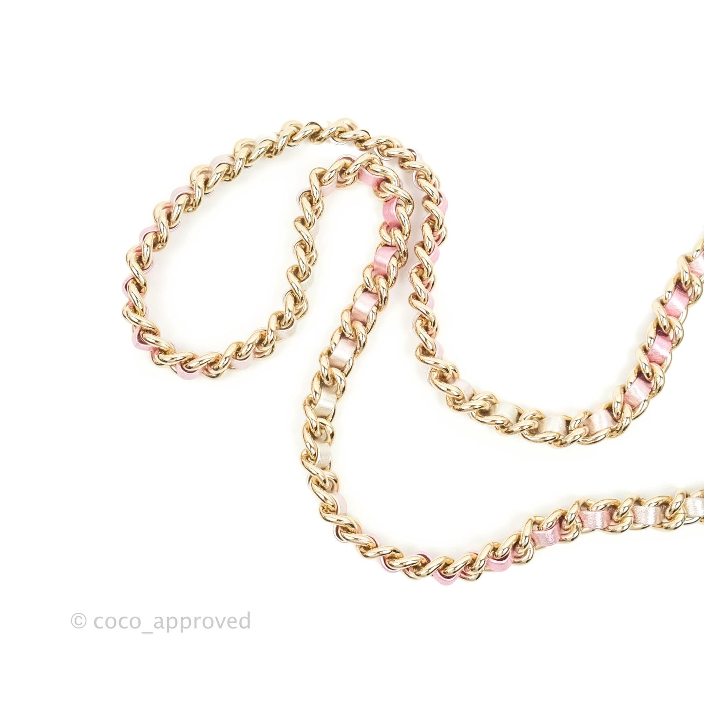 Chanel Quilted Clutch with Chain Metallic Gradient Pink/Silver Lambskin