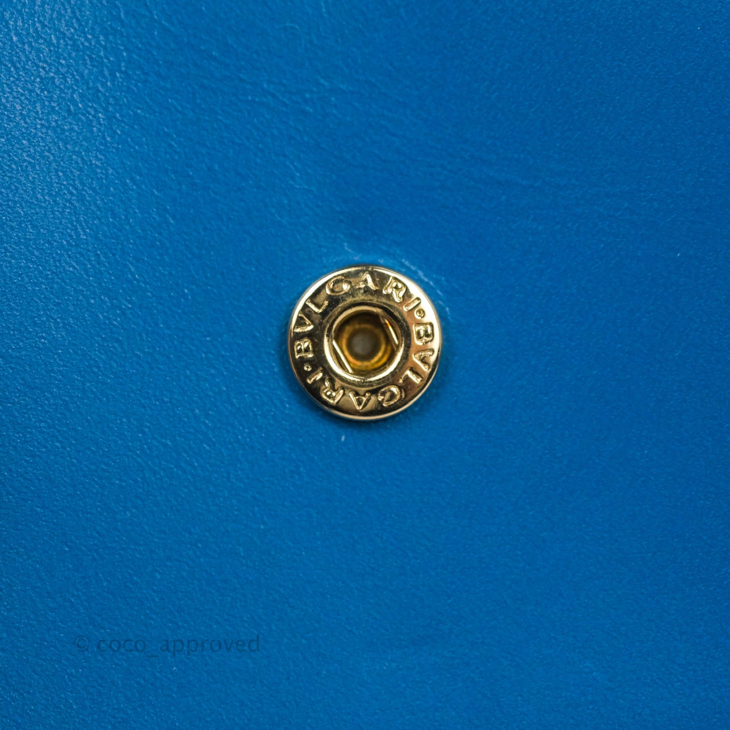 Bvlgari Serpenti Forever Mini Bag in Blue Gold Hardware