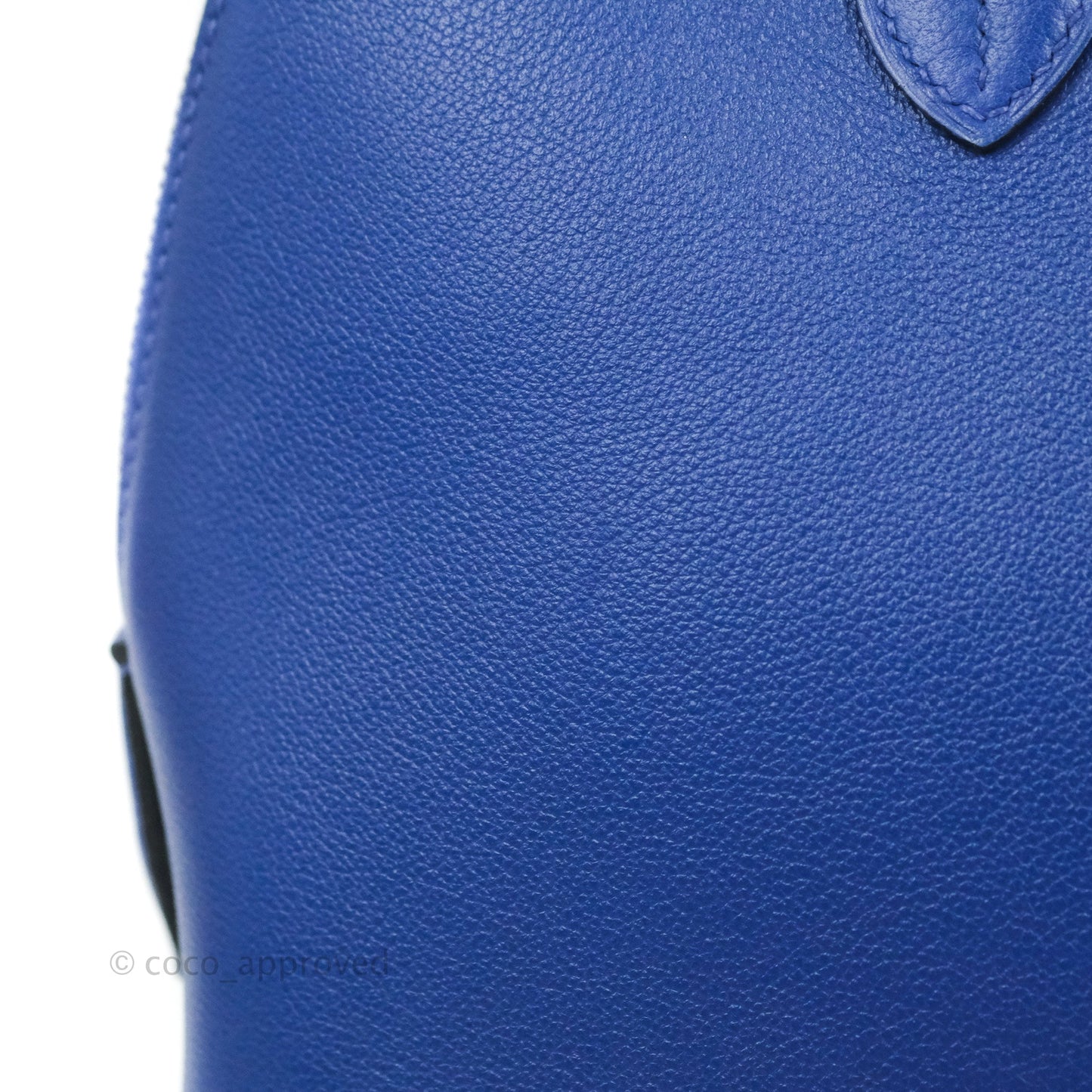 Hermès Bolide 1923 31 Bleu Royal Evercolor Palladium Hardware