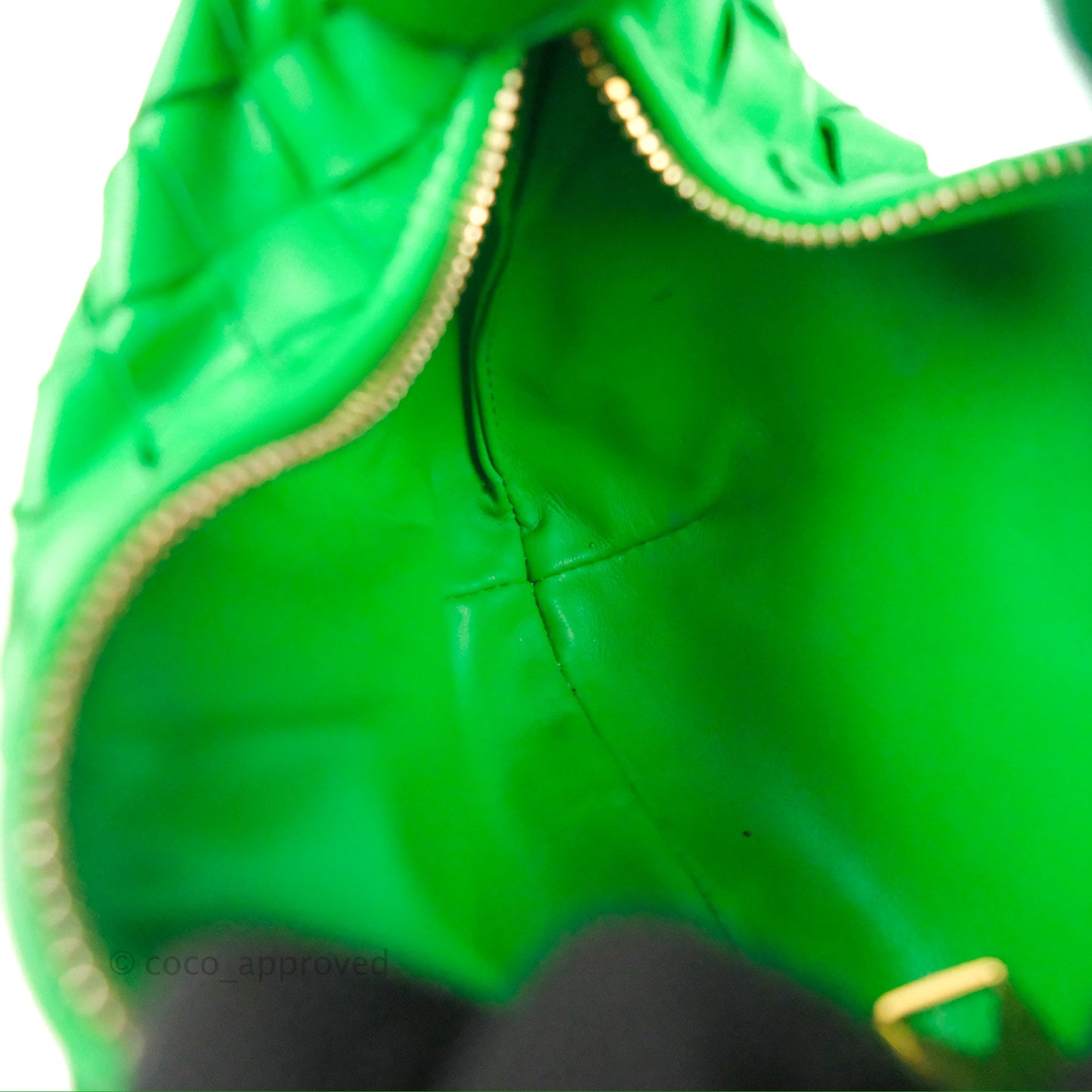 Bottega Veneta Mini Jodie Bag Green Intrecciato Lambskin