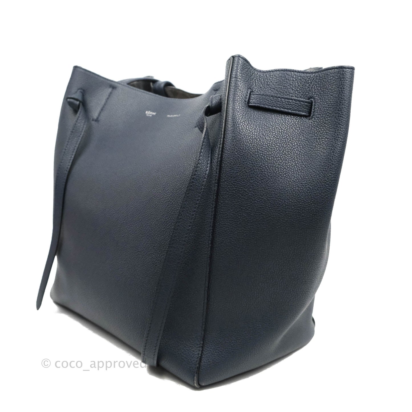 Celine Small Cabas Phantom Soft Grained Calfskin Dark Navy
