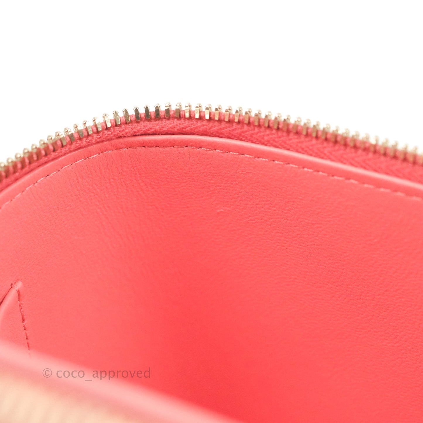 Chanel Vanity Rectangular Top Handle Pink Lambskin Gold Hardware