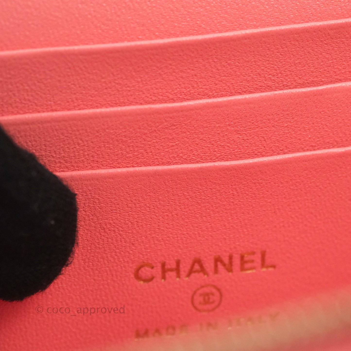 Chanel Vanity Rectangular Top Handle Pink Lambskin Gold Hardware