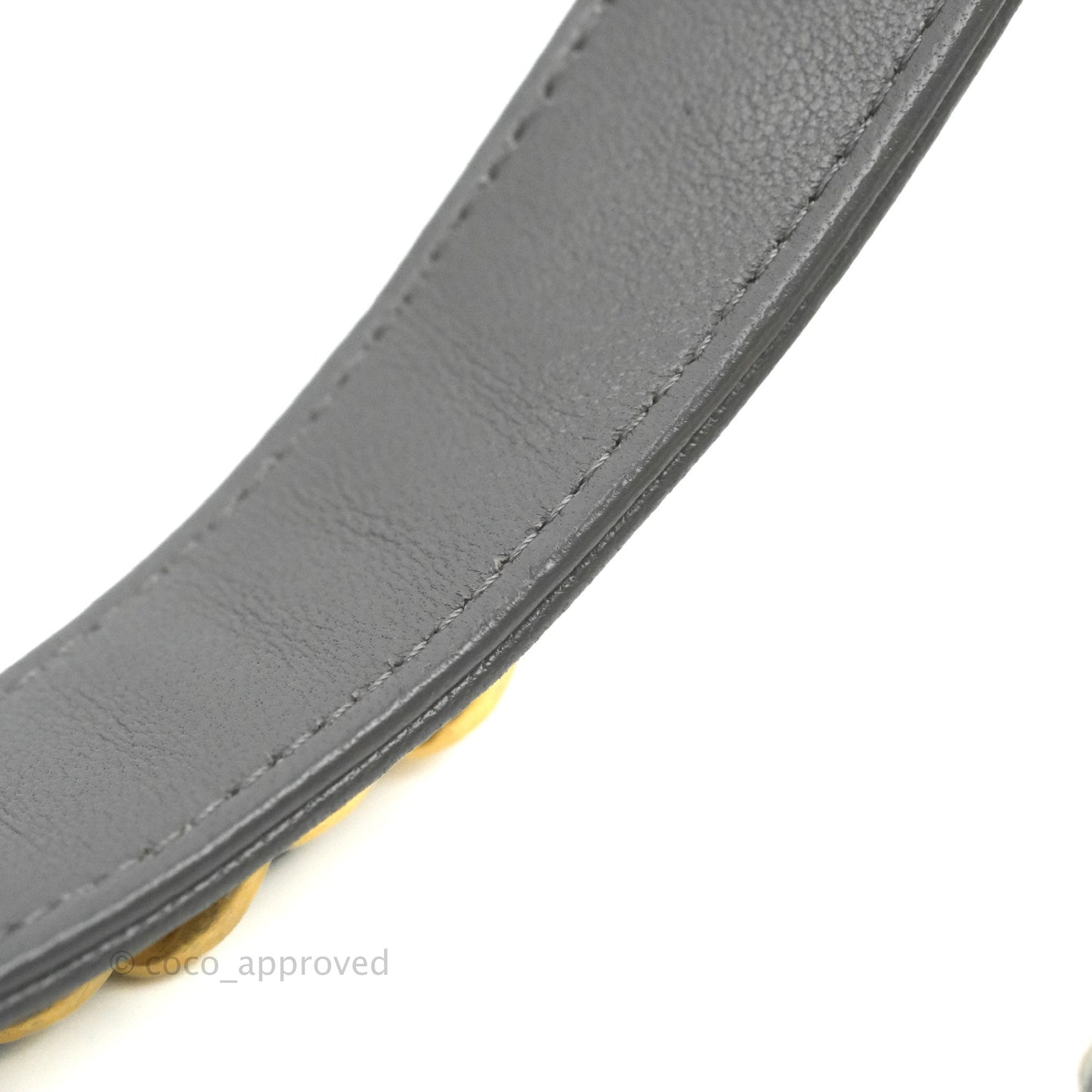 Chanel 19 Wallet on Chain WOC Dark Grey Lambskin Mixed Hardware