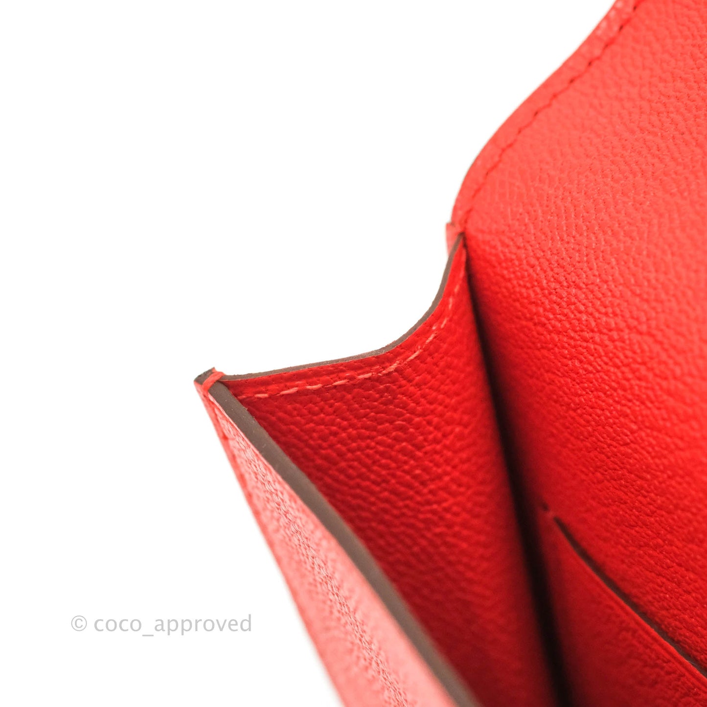 Hermès Roulis Slim Wallet Capucine Palladium Hardware