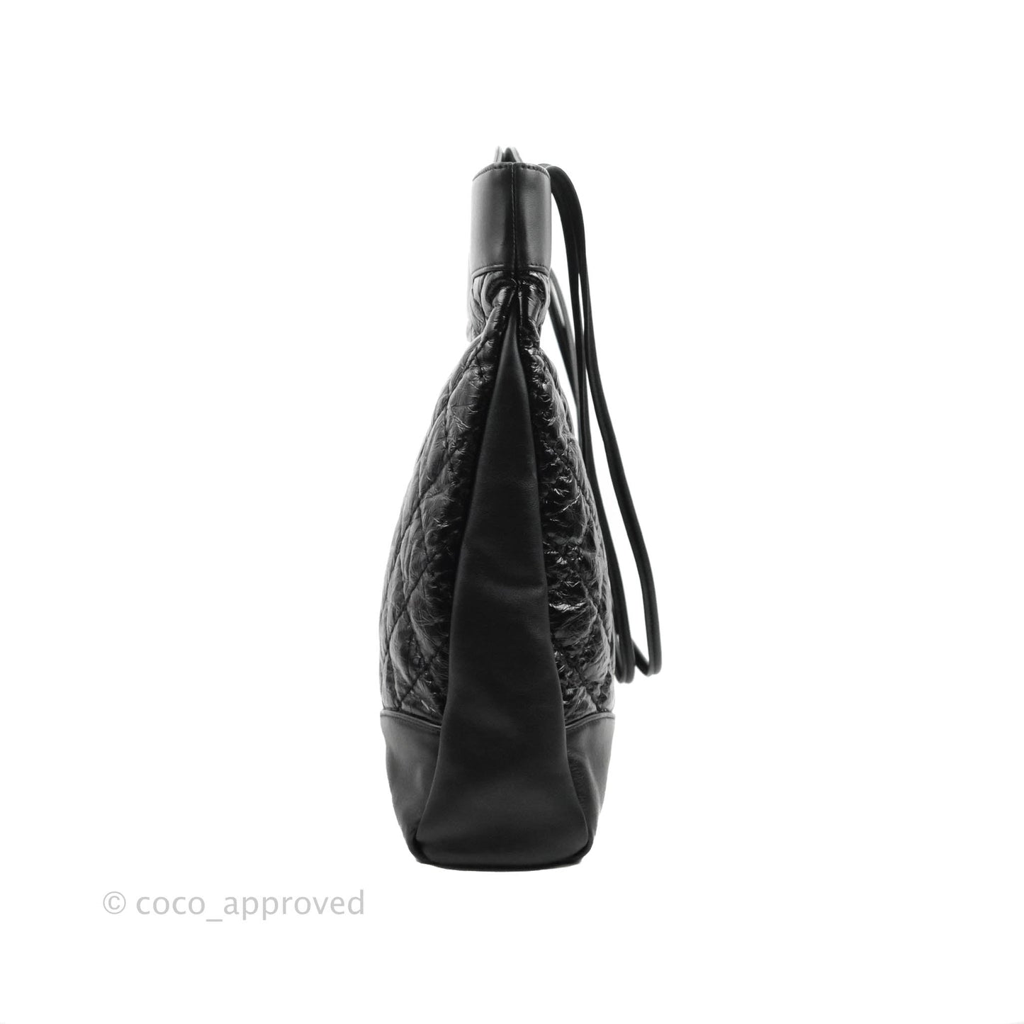 Chanel 31 Medium Shopping Bag Black Aged Calfskin