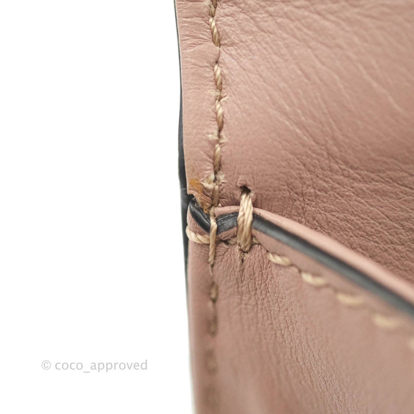 Valentino Small Vitello Glam Lock Rockstud Flap Poudre