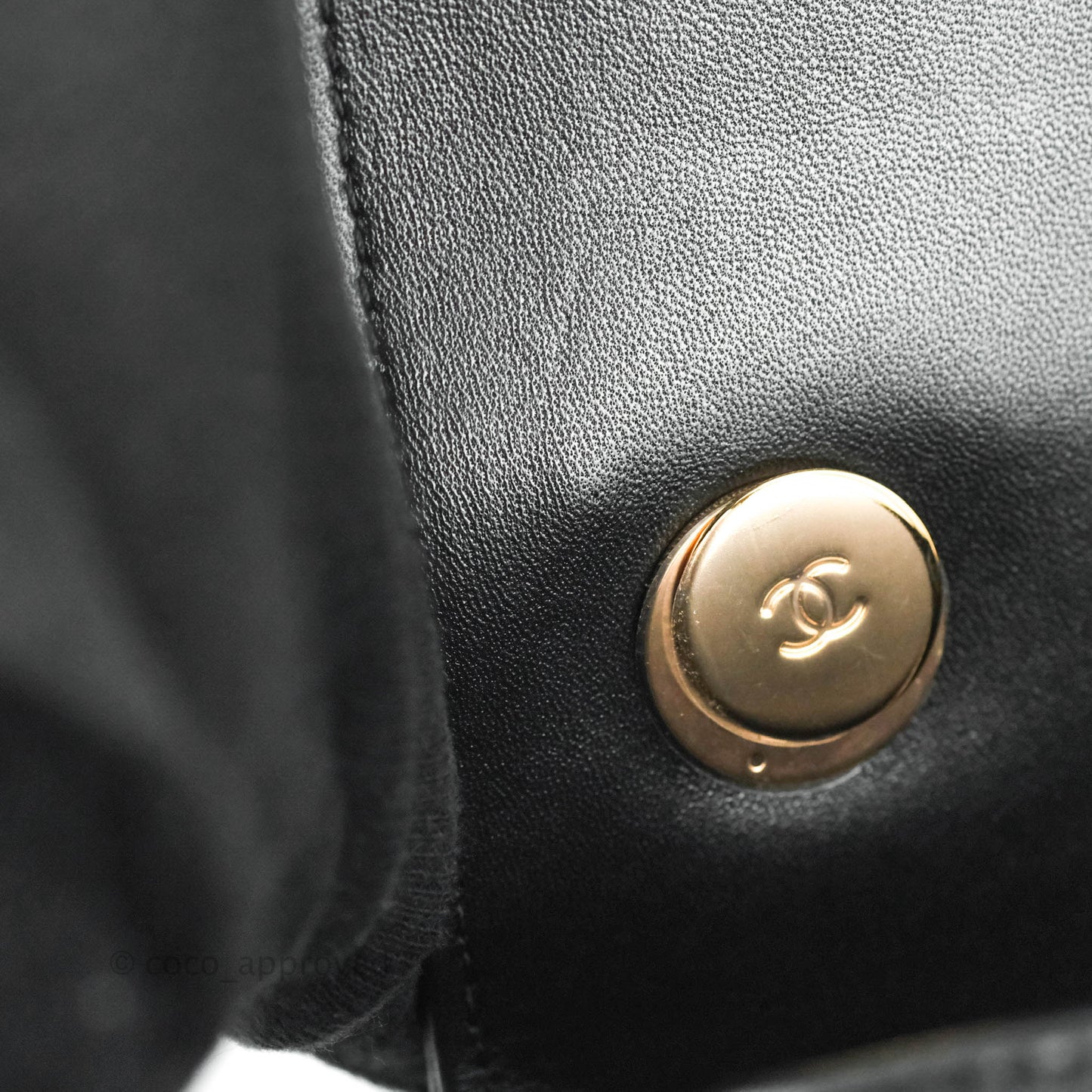 Chanel Trendy CC Small Black Lambskin Rose Gold Hardware
