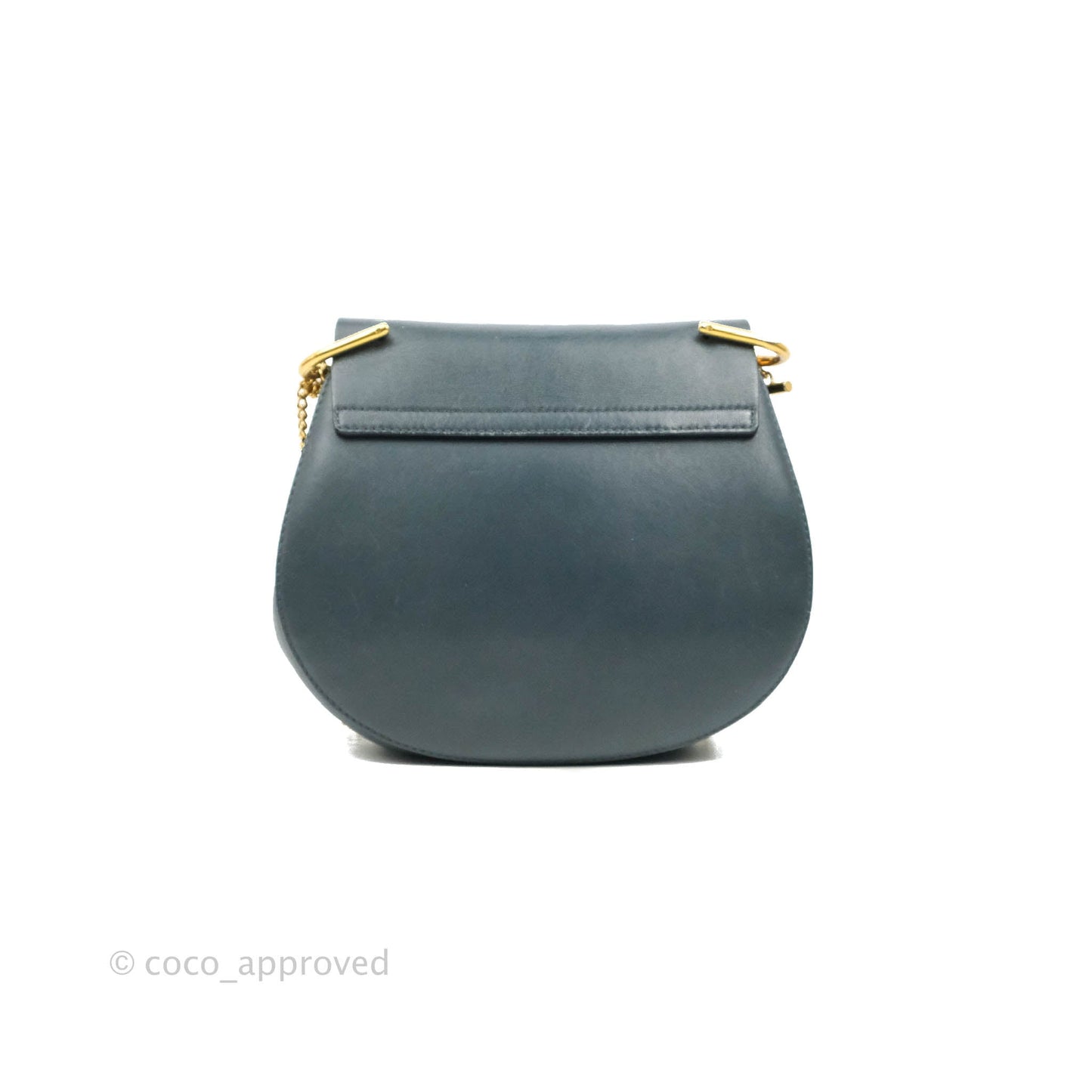 Chloe Drew Crossbody Bag Cloudy Blue Suede
