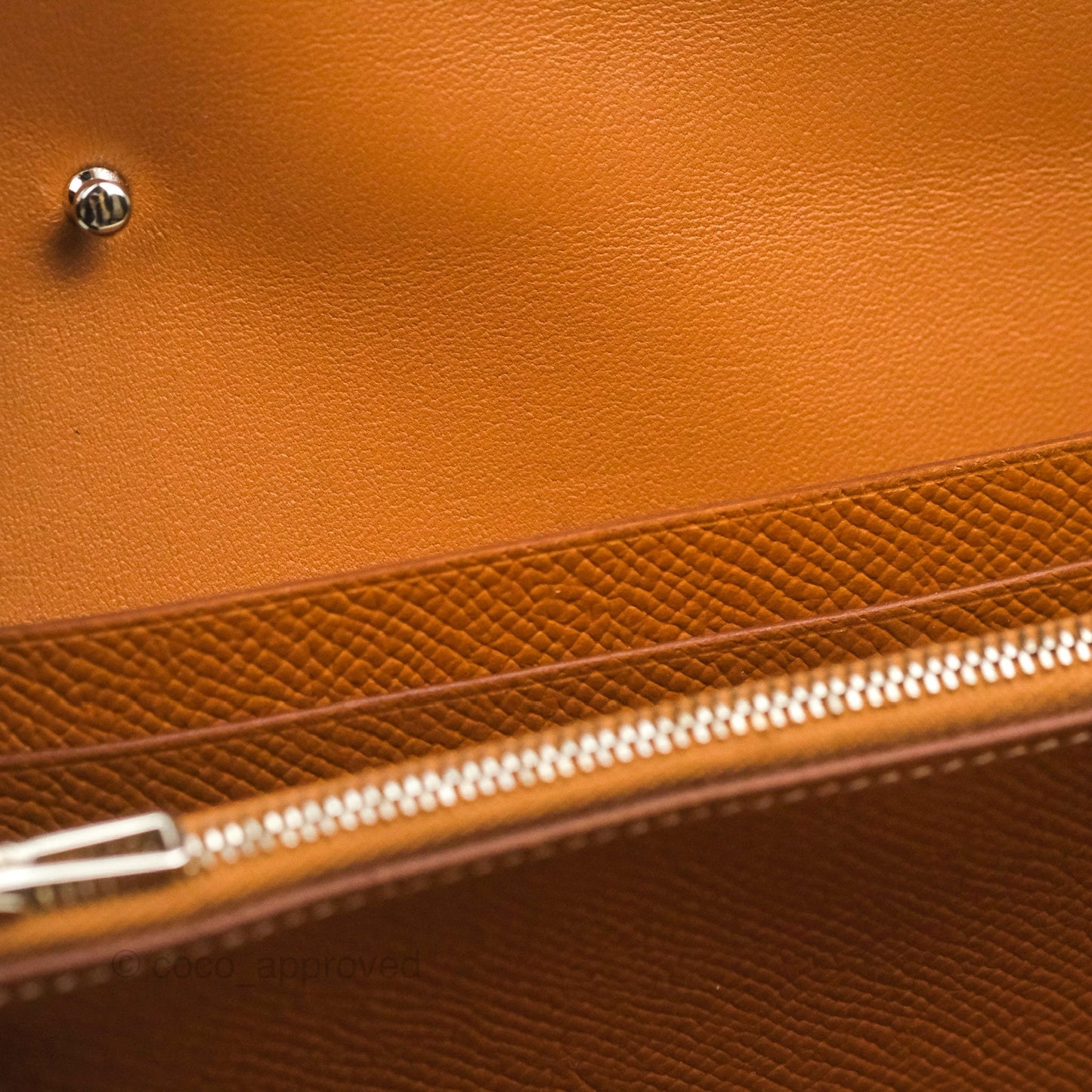 Hermès Constance Long To Go Wallet Gold Epsom Palladium Hardware