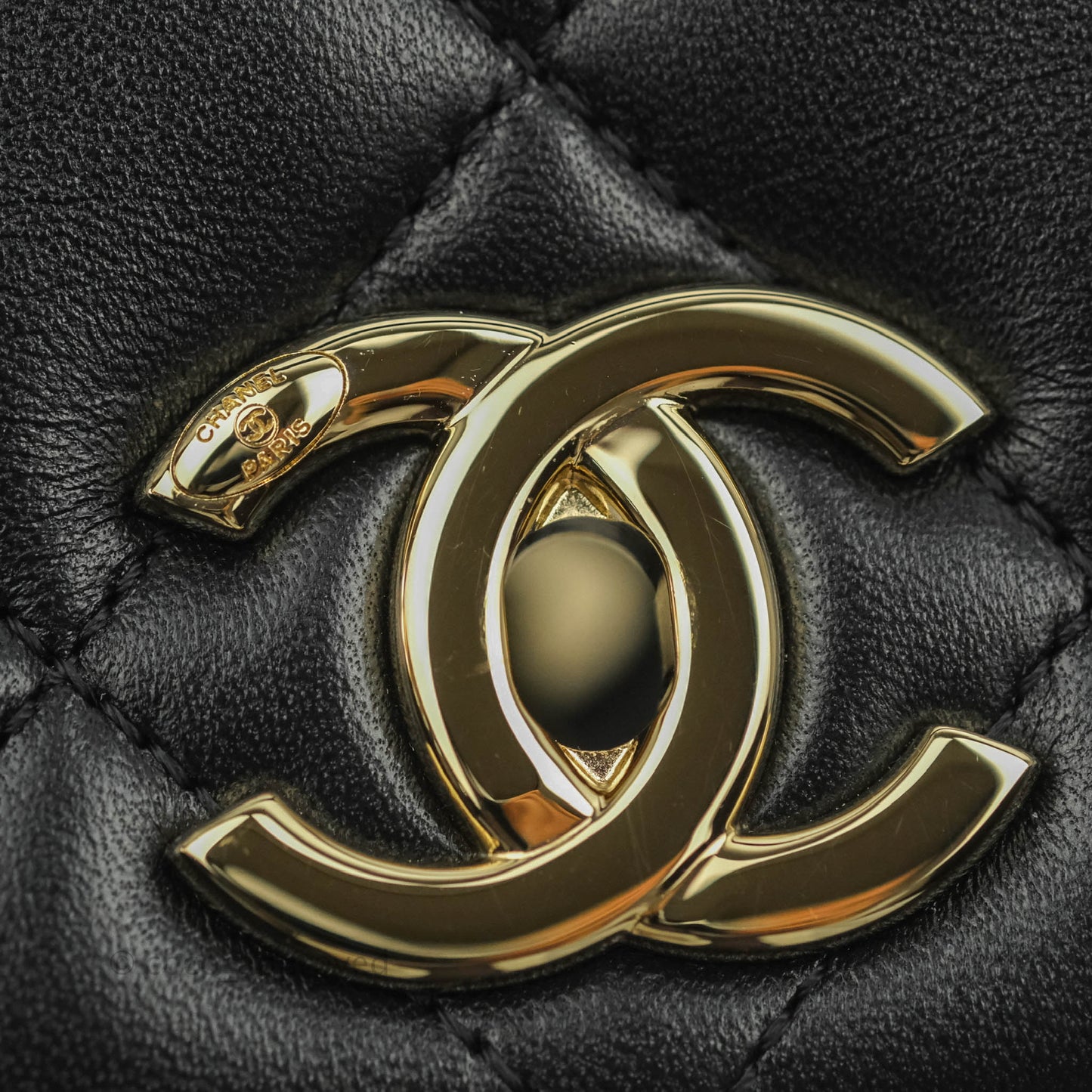 Chanel Trendy CC Small Black Lambskin Gold Hardware