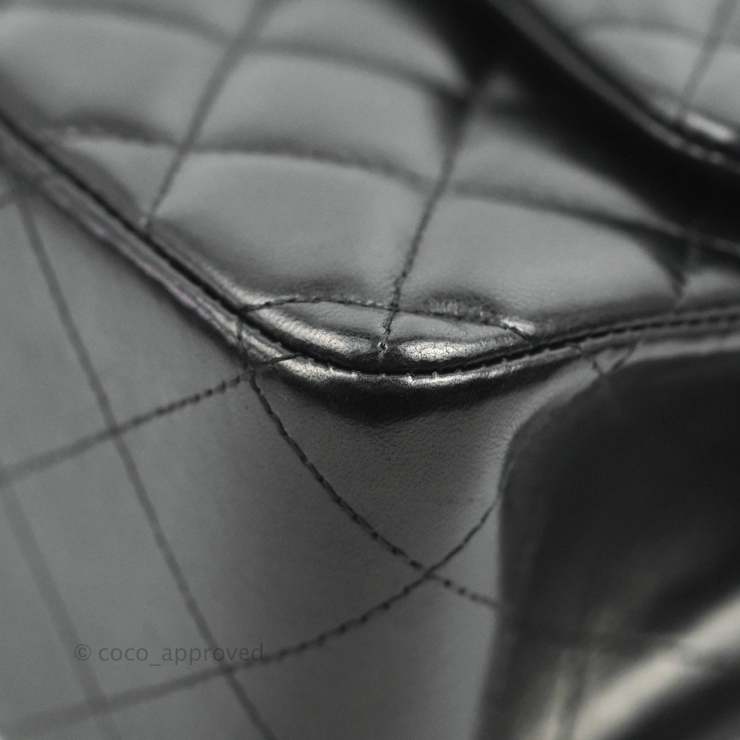 Chanel Jumbo Double Flap Black Lambskin Silver Hardware⁣⁣