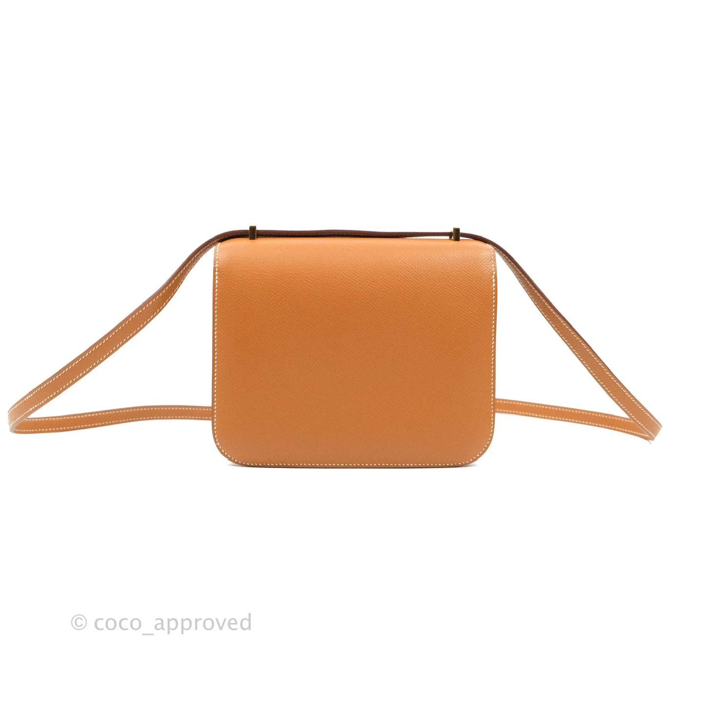 Hermès Constance Mini 18 Gold Epsom Gold Hardware