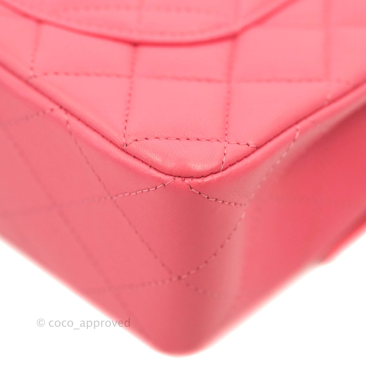 Chanel Small Classic Quilted Flap Rosy Pink Lambskin Gold Hardware