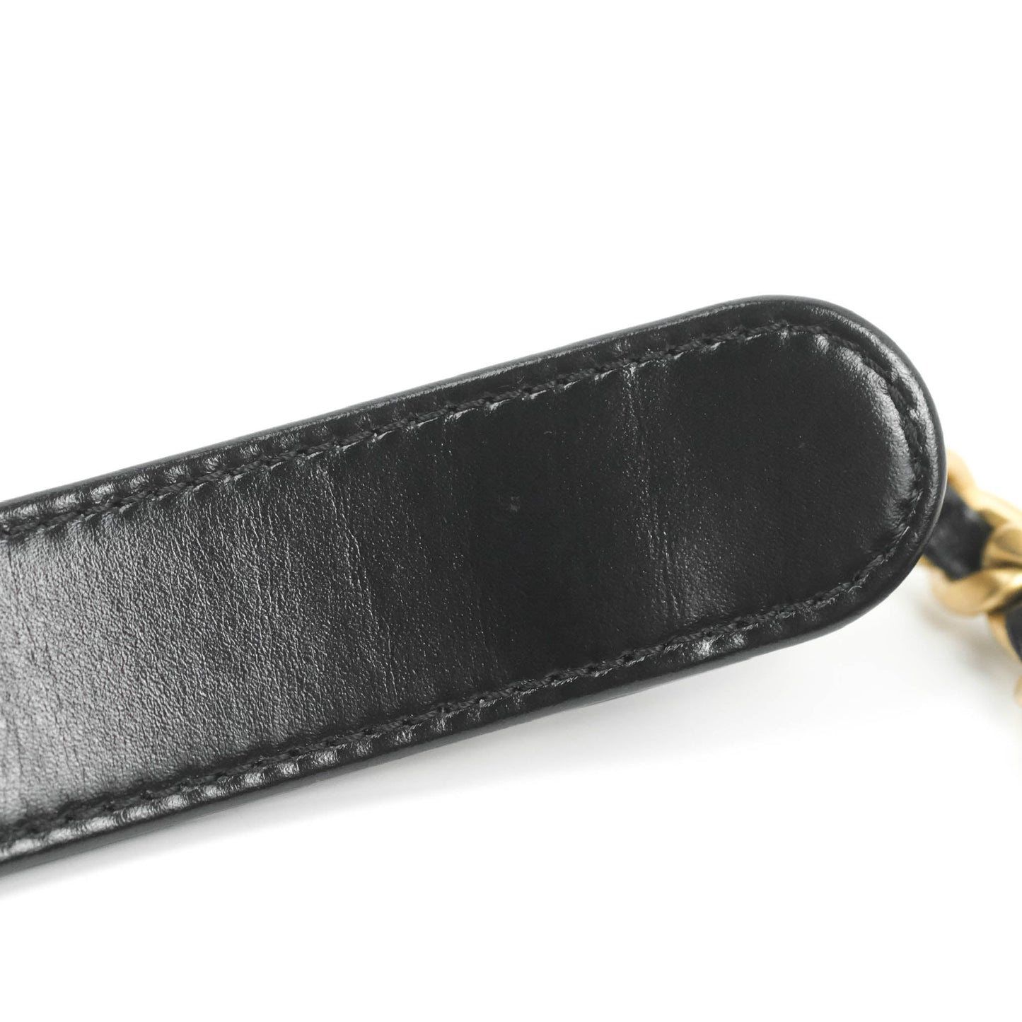 Chanel Mini Flap Bag Black Calfskin Aged Gold Hardware 21B