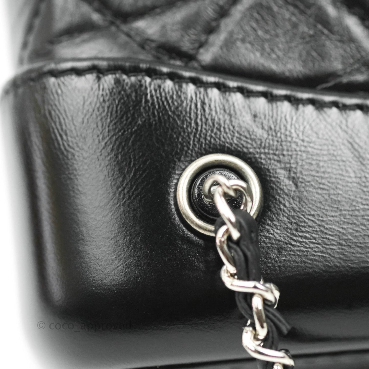 Chanel Small Gabrielle Backpack Black Aged Calfskin