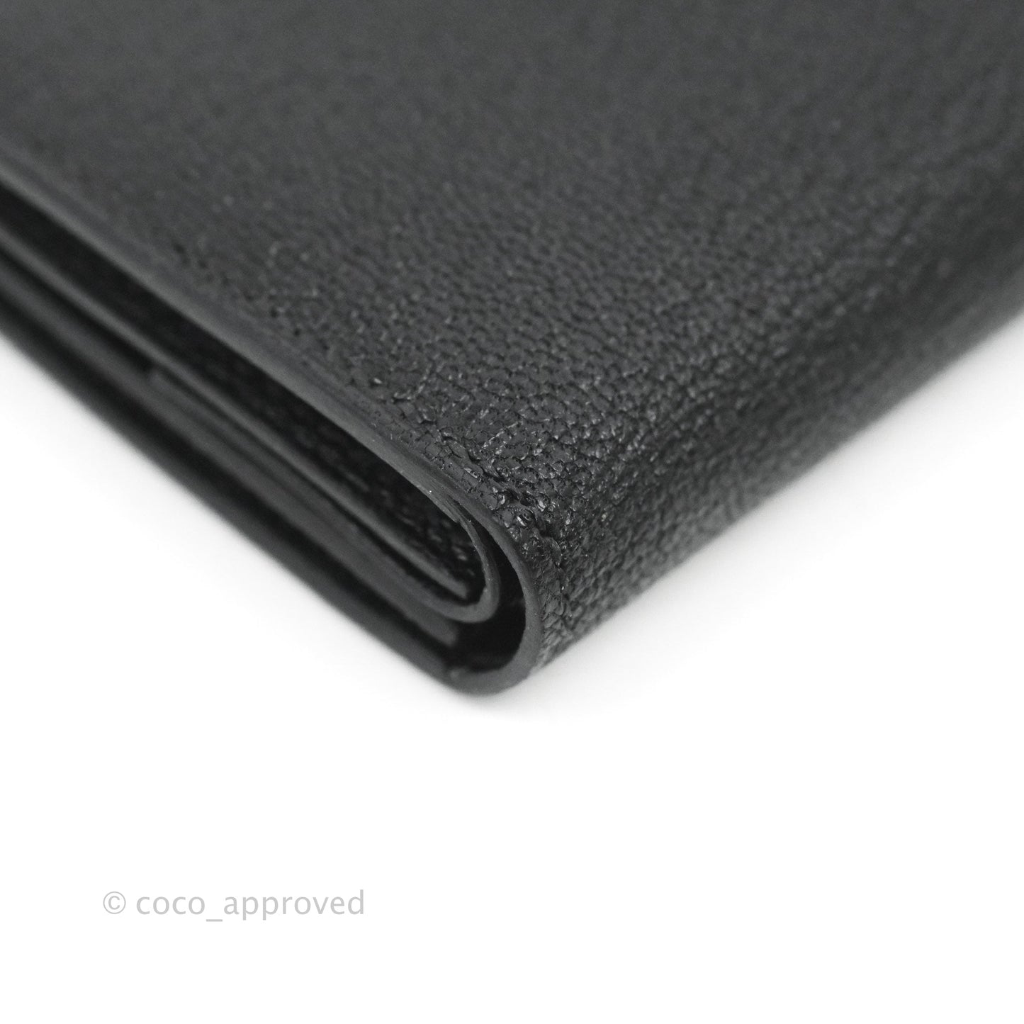 Hermes Bearn Mini Wallet Mysore Black Gold Hardware