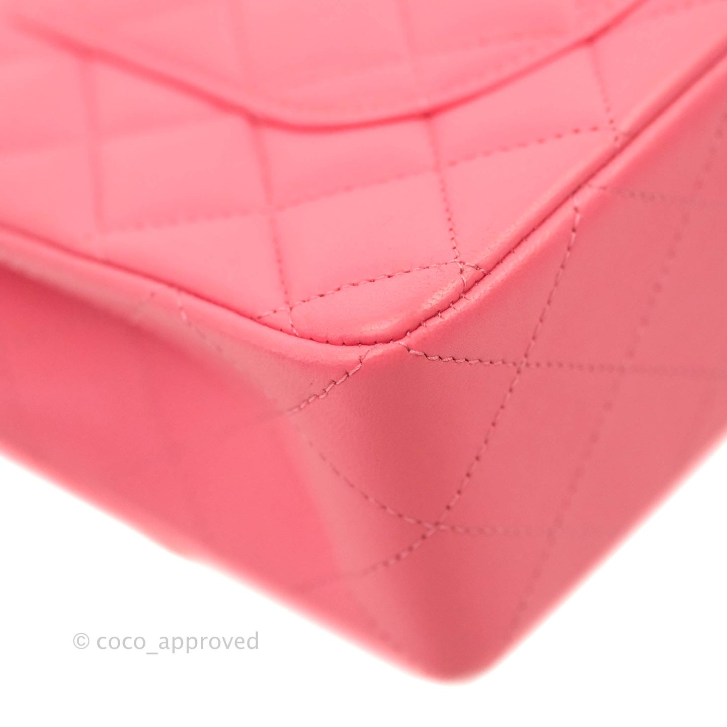 Chanel Small Classic Quilted Flap Rosy Pink Lambskin Gold Hardware