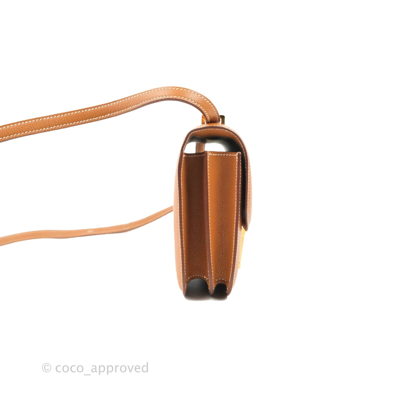 Hermès Constance Mini 18 Gold Epsom Gold Hardware