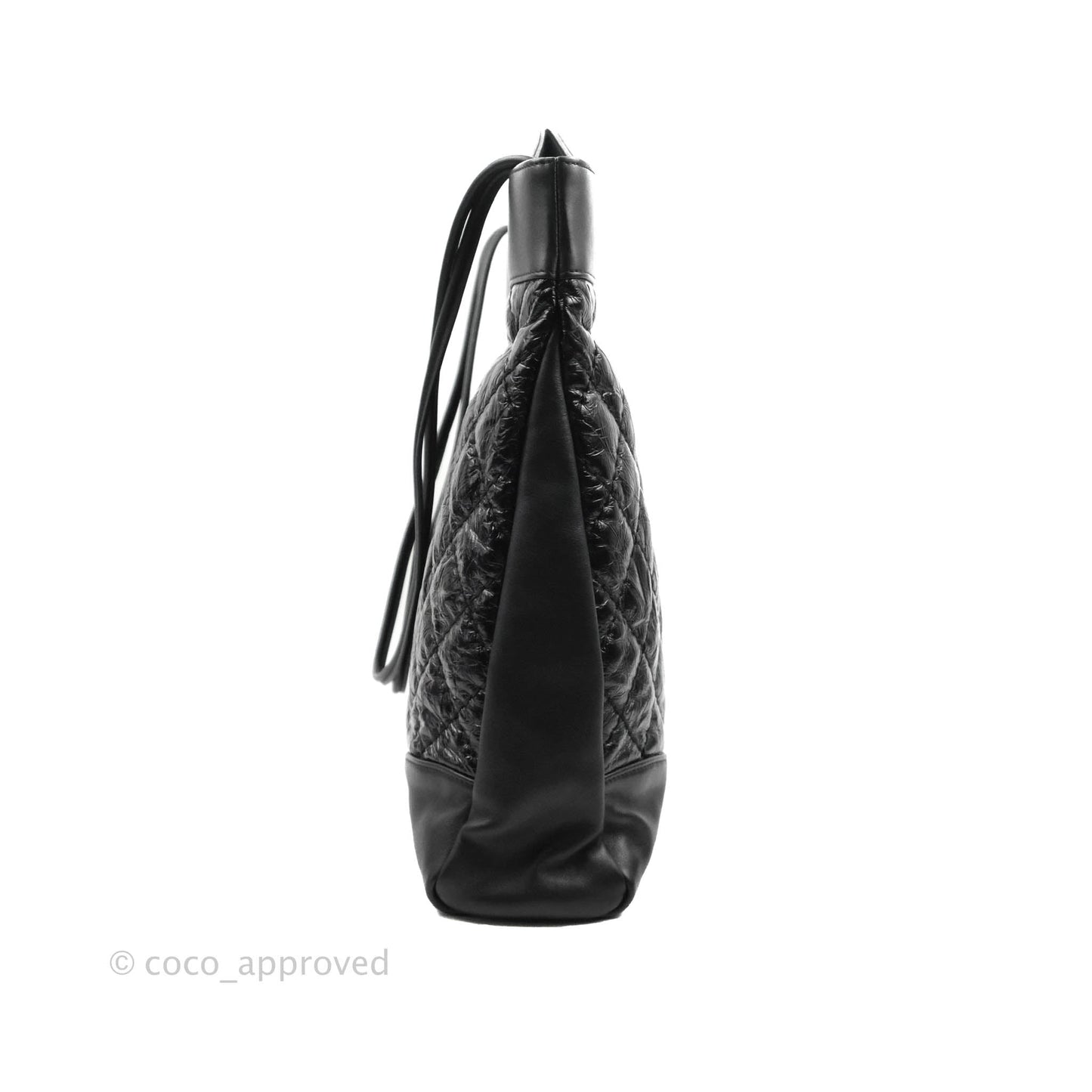 Chanel 31 Medium Shopping Bag Black Aged Calfskin
