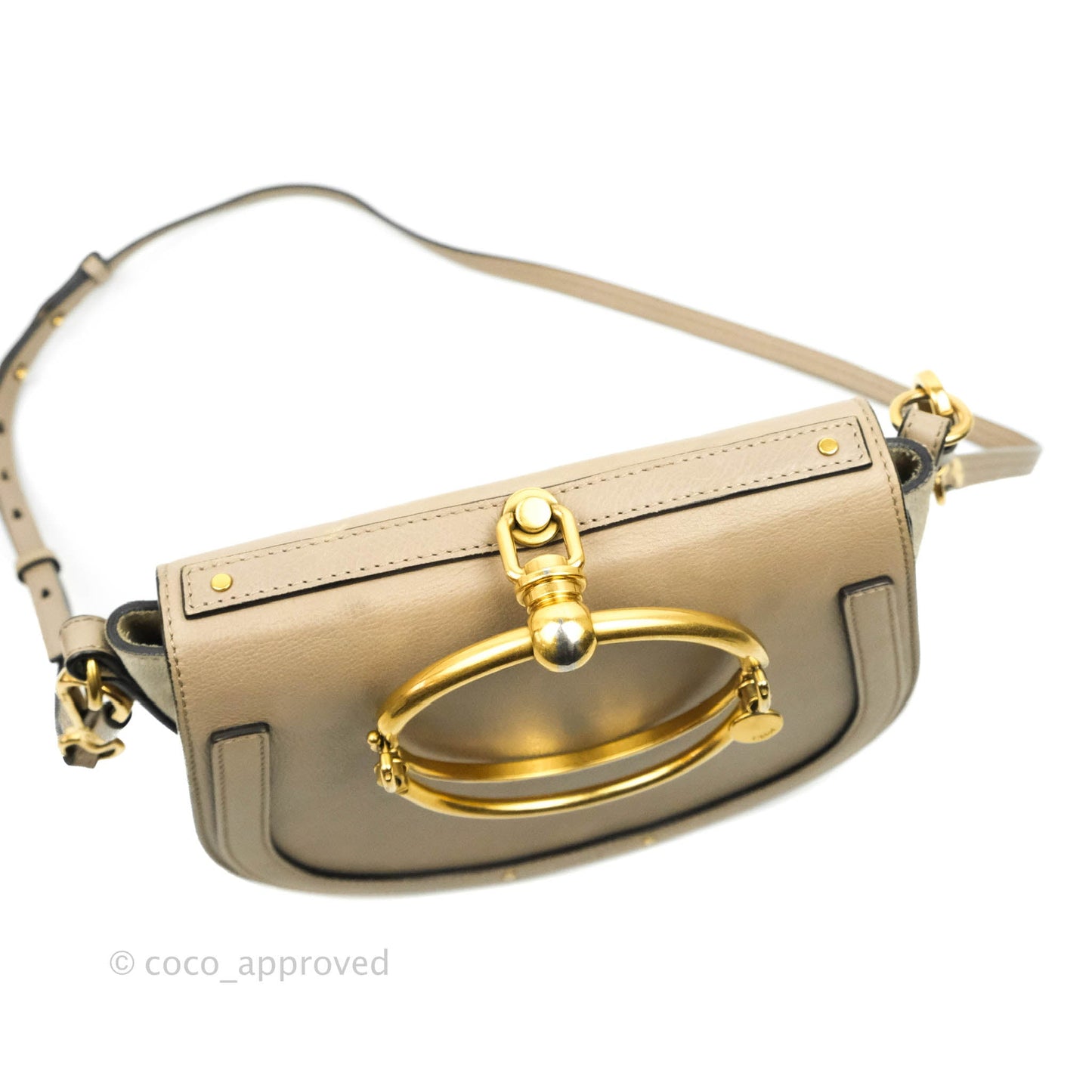 Chloé Medium Nile Crossbody Bag Motty Grey Calfskin