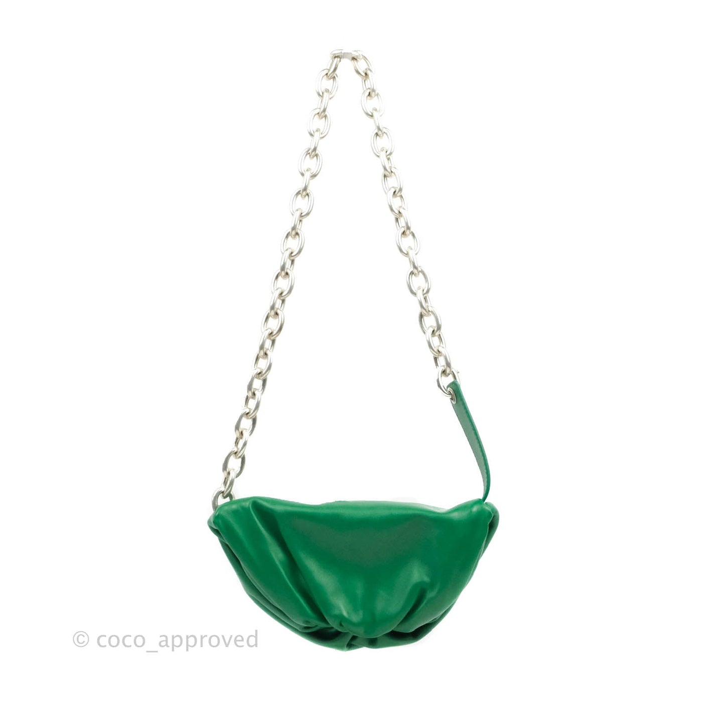 Bottega Veneta Nappa The Belt Chain Pouch Green