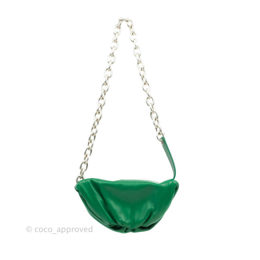Bottega Veneta Nappa The Belt Chain Pouch Green