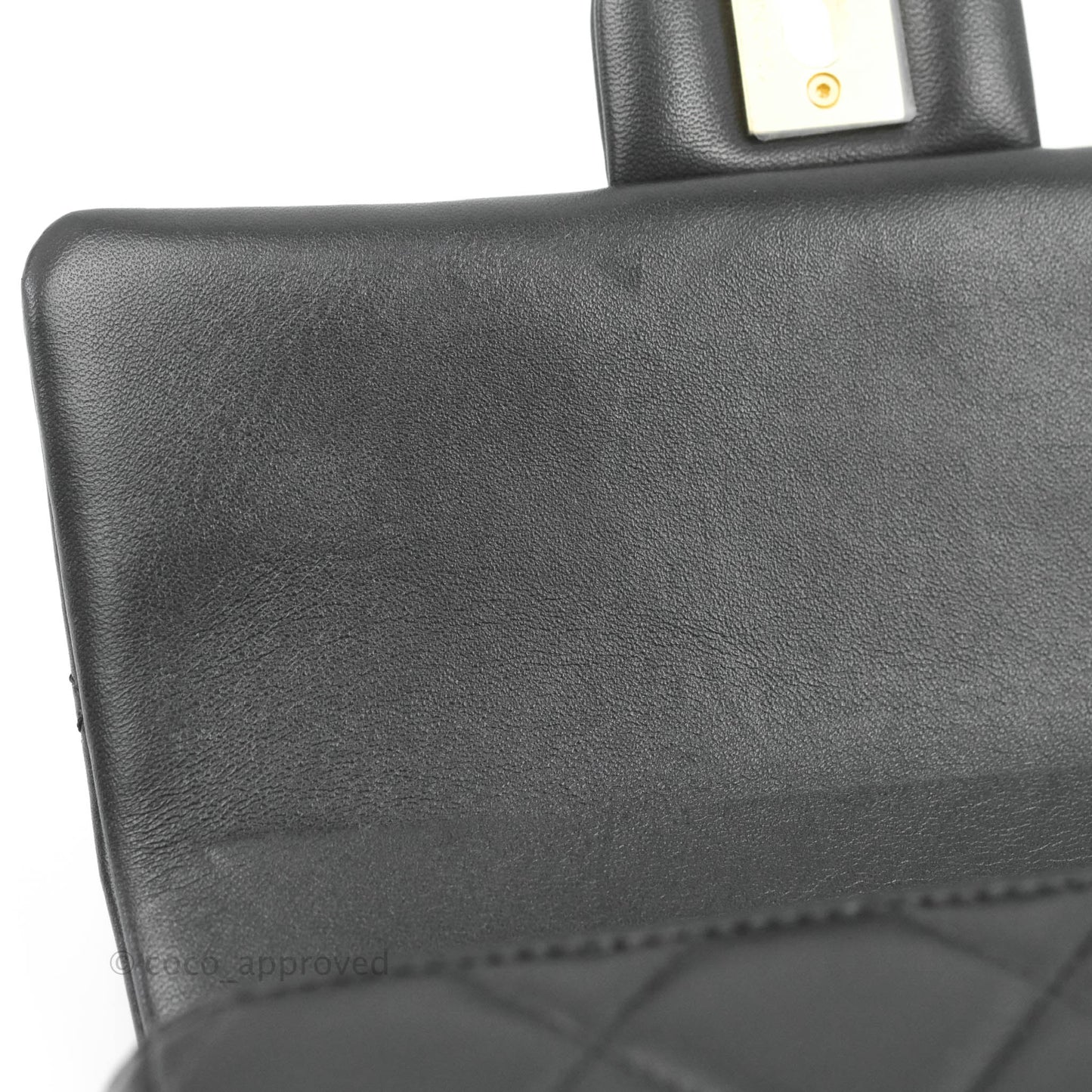 Chanel Quilted My Perfect Mini With Pearl Black Lambskin Gold Hardware