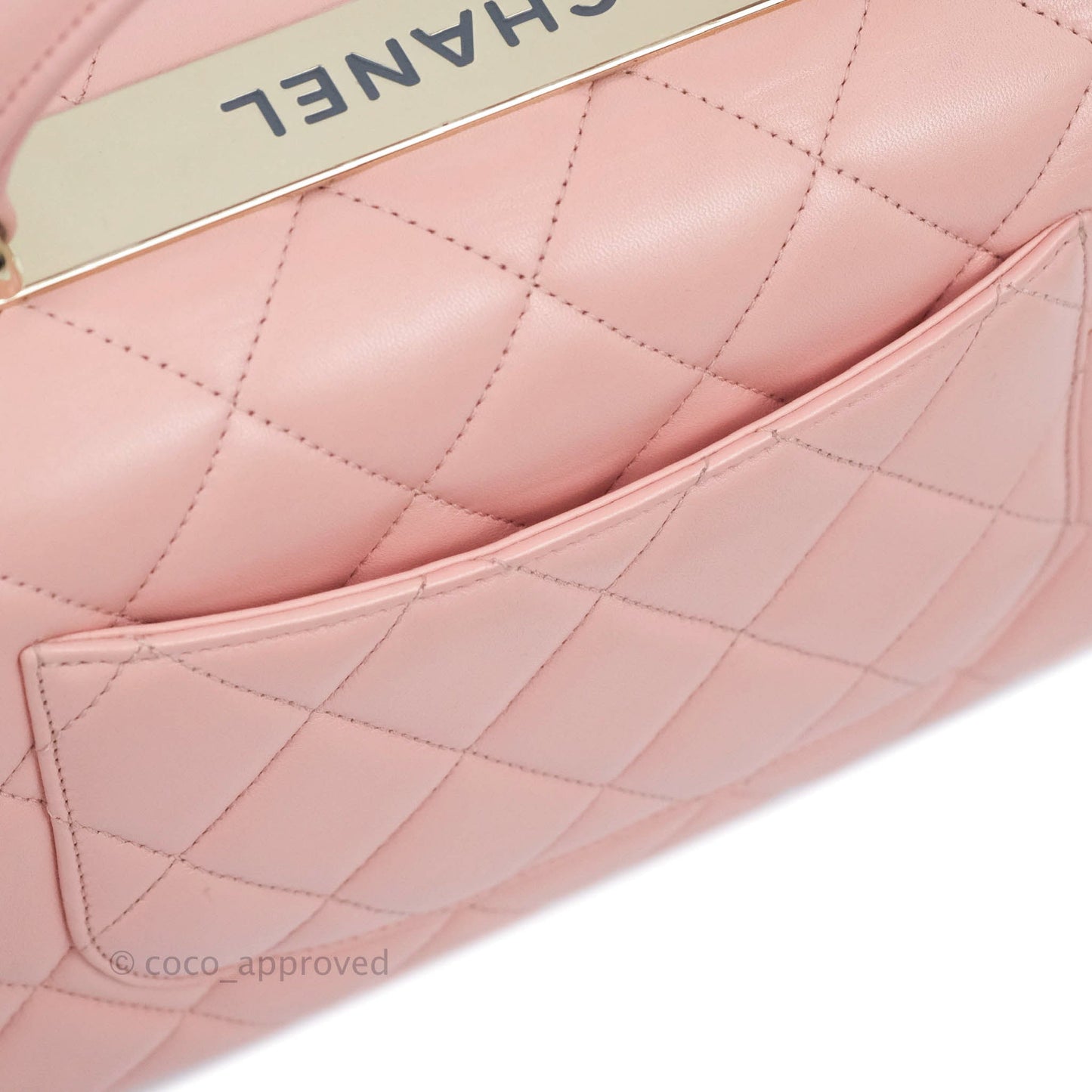 Chanel Small Trendy CC Pink Lambskin Gold Hardware